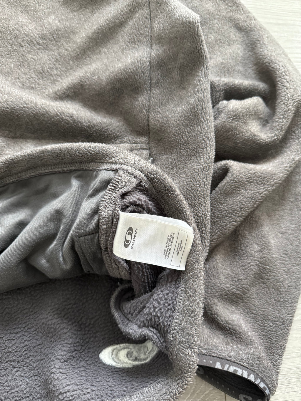 Salomon 2004 1/4 Zip Piled Fleece Pullover - Size L