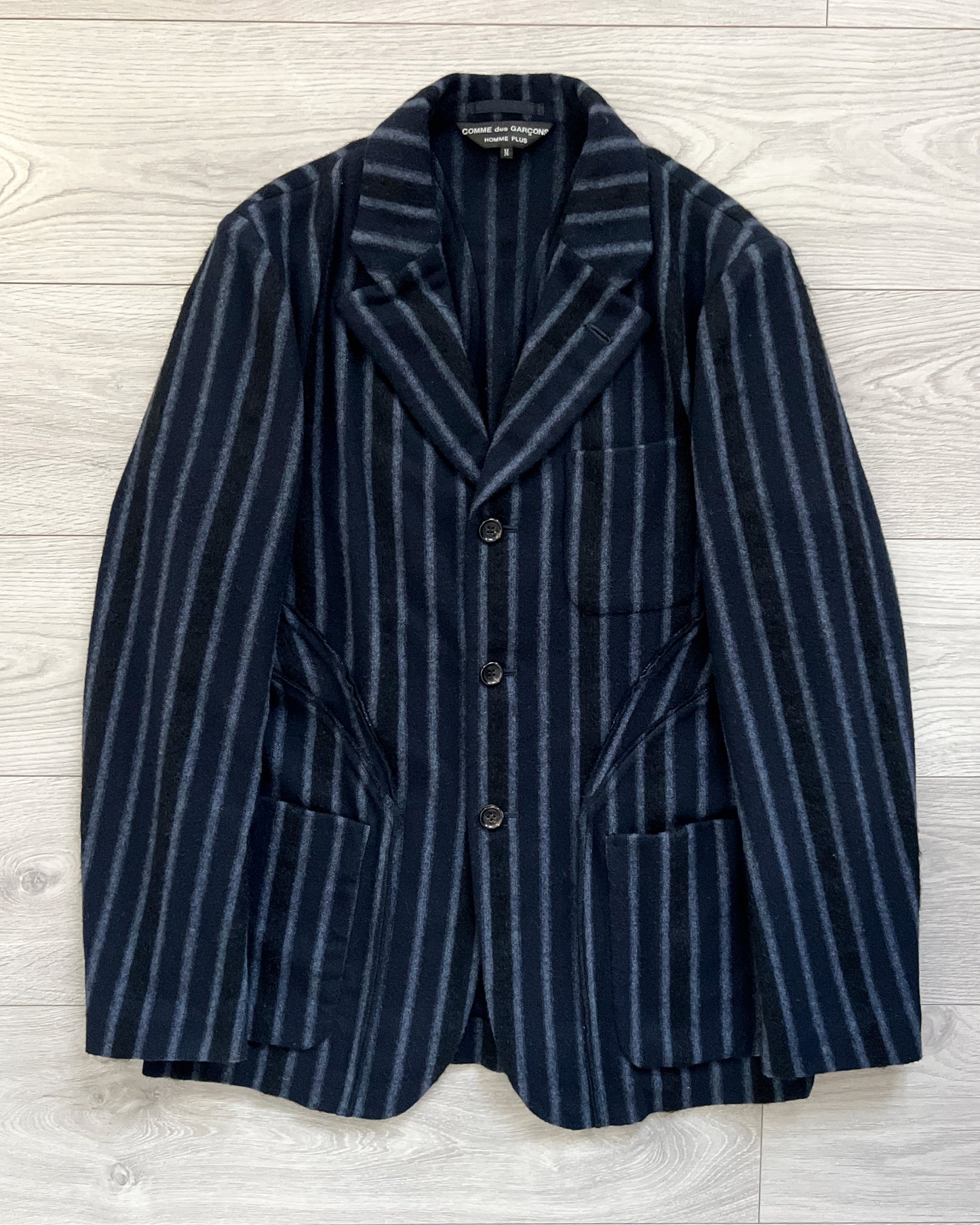 Comme Des Garcons Homme Plus AW2003 'Curve' Panelled Jacket - Size M