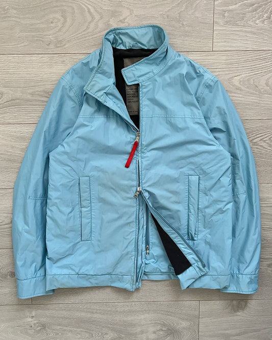 Prada Sport 00s Fleece Lined Packable Nylon Jacket - Size M