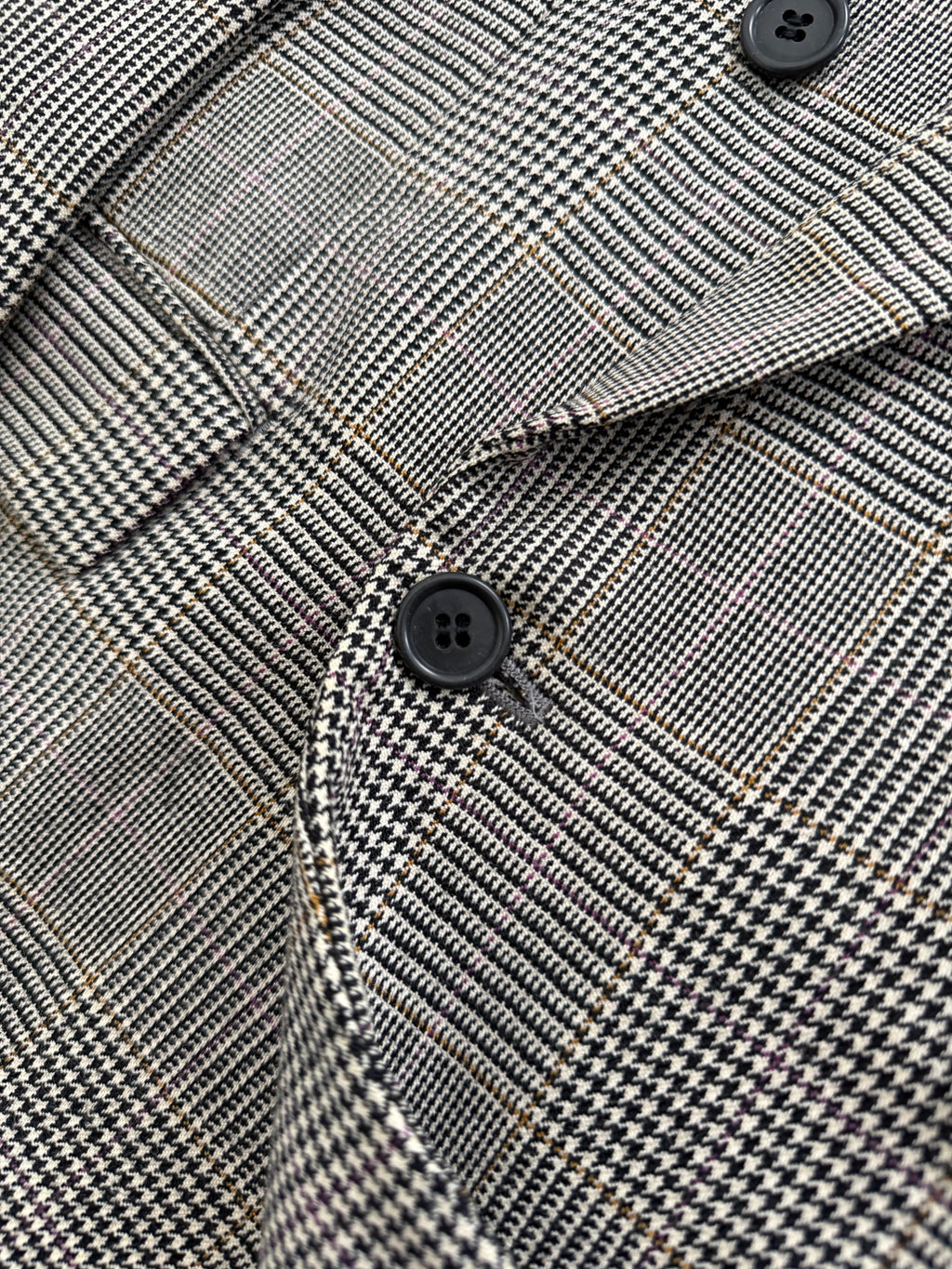 Paul Smith 1990s Peaked Lapel Double Breasted Wool Check Suit - Size M Jacket / 32" Waist