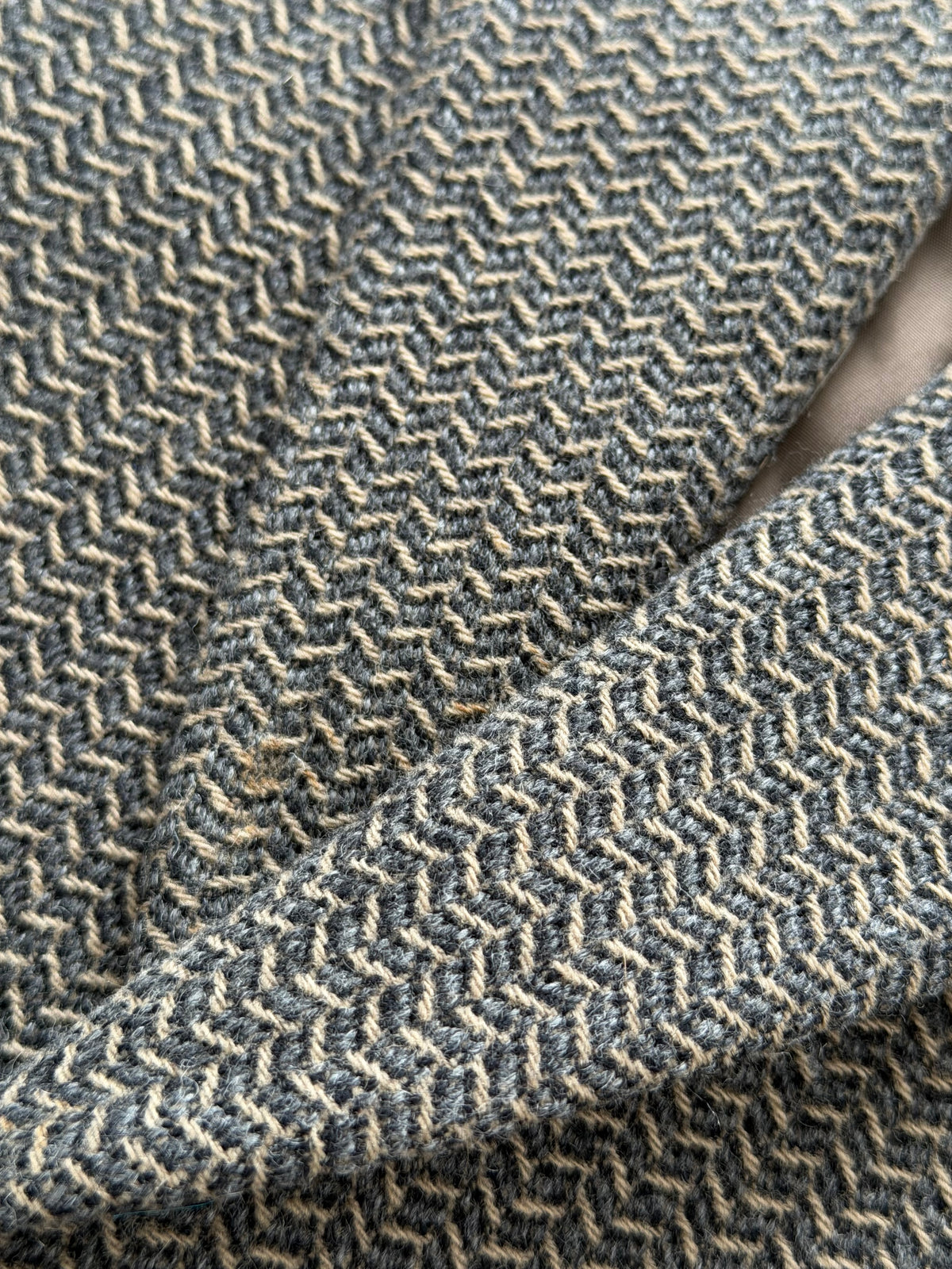 Emporio Armani 1990s 1B Wool Textured Sport Jacket Blazer - Size S