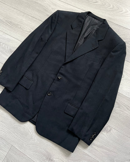 Comme Des Garcons Homme Deux AW1999 Textured Pleated Suit - Size L Jacket / 34 Waist