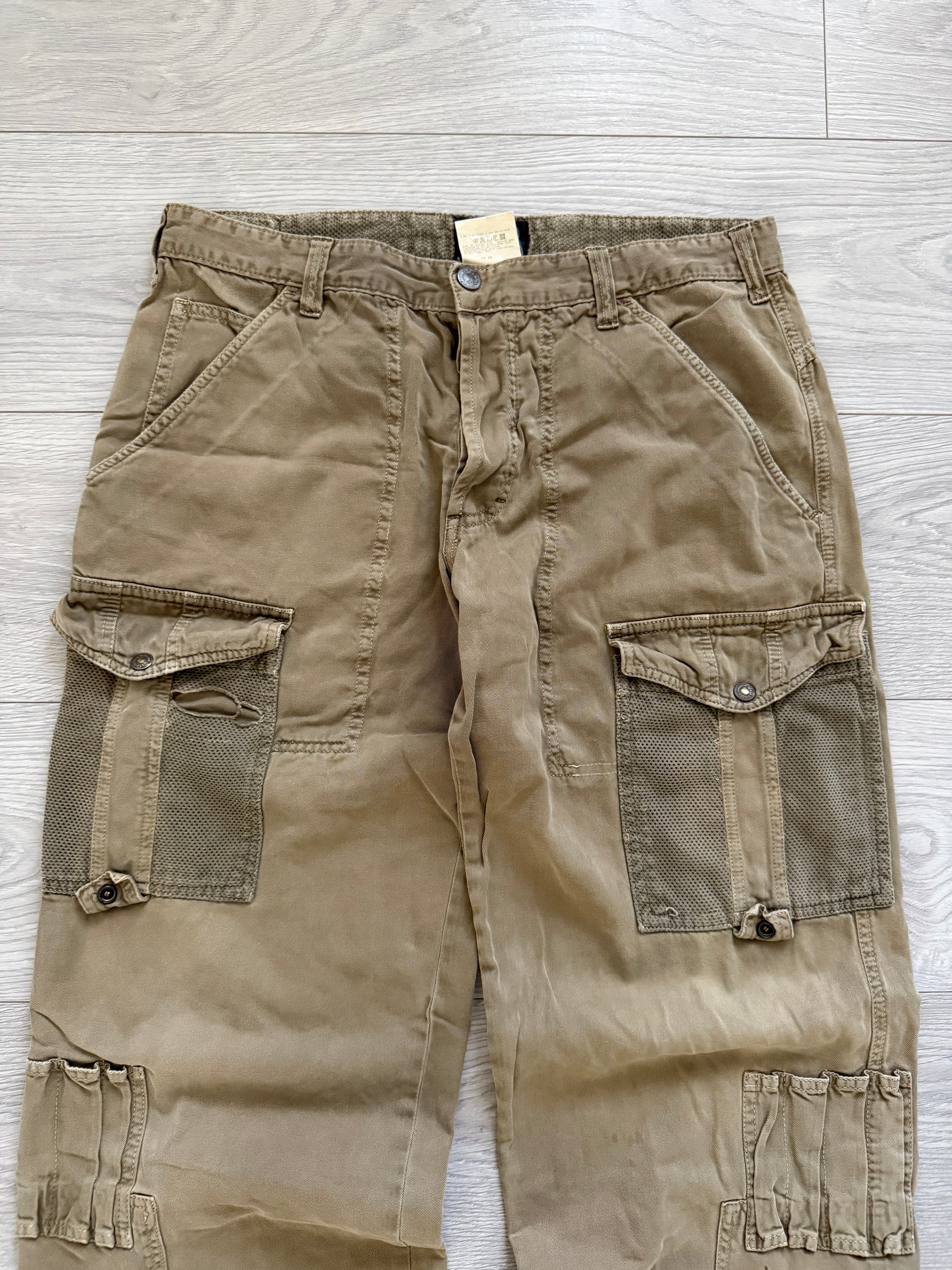 Dolce & Gabbana 00s Vintage Military Cargo Pants - Size 32