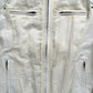 Emporio Armani 2001 Leather Panelled Cafe Racer Moto Jacket - Size M