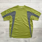 Oakley 00s Tech Panelled Green T-Shirt - Size L