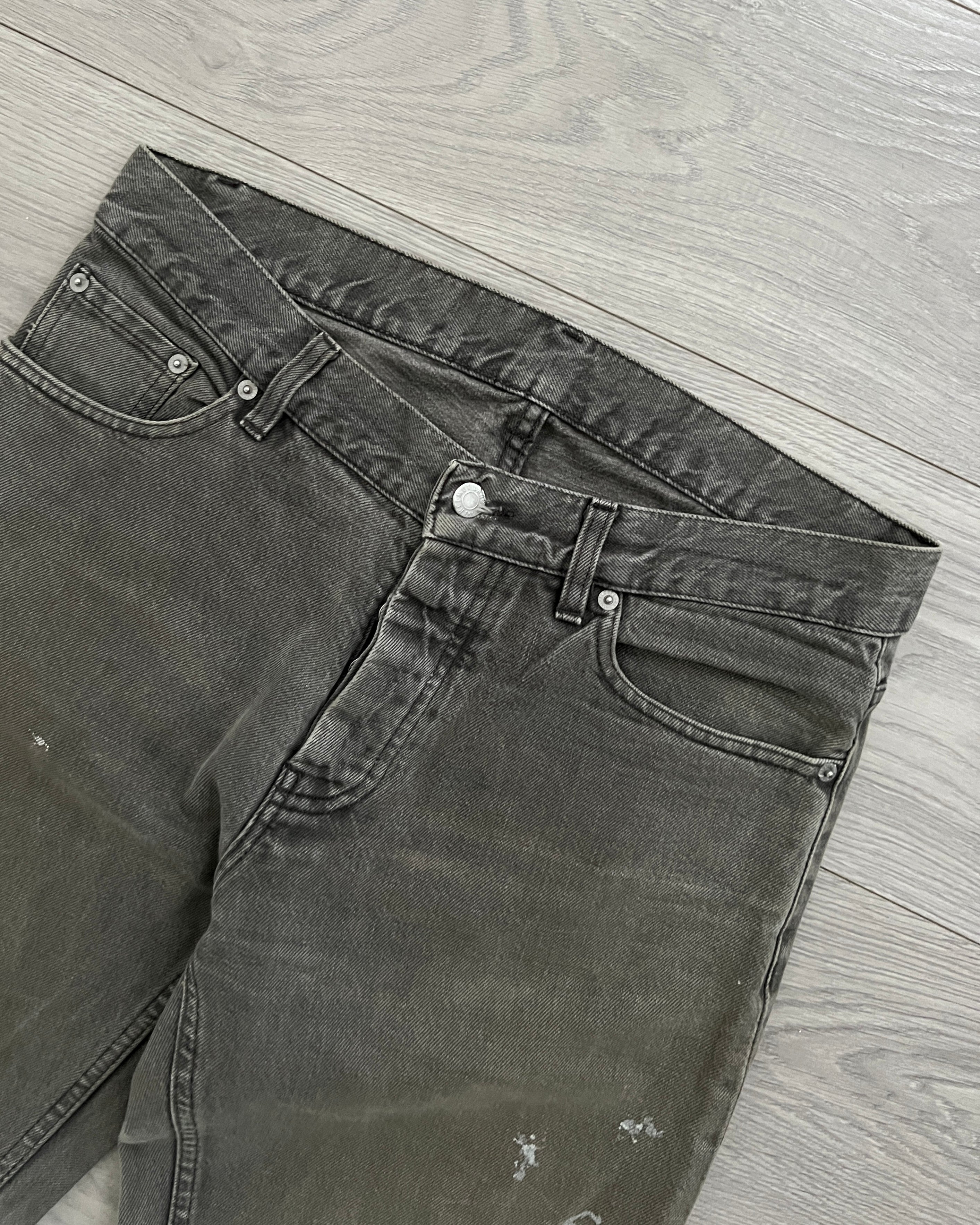 Helmut Lang 1990s Grey Painter Denim Jeans - Size 32 – NDWC0