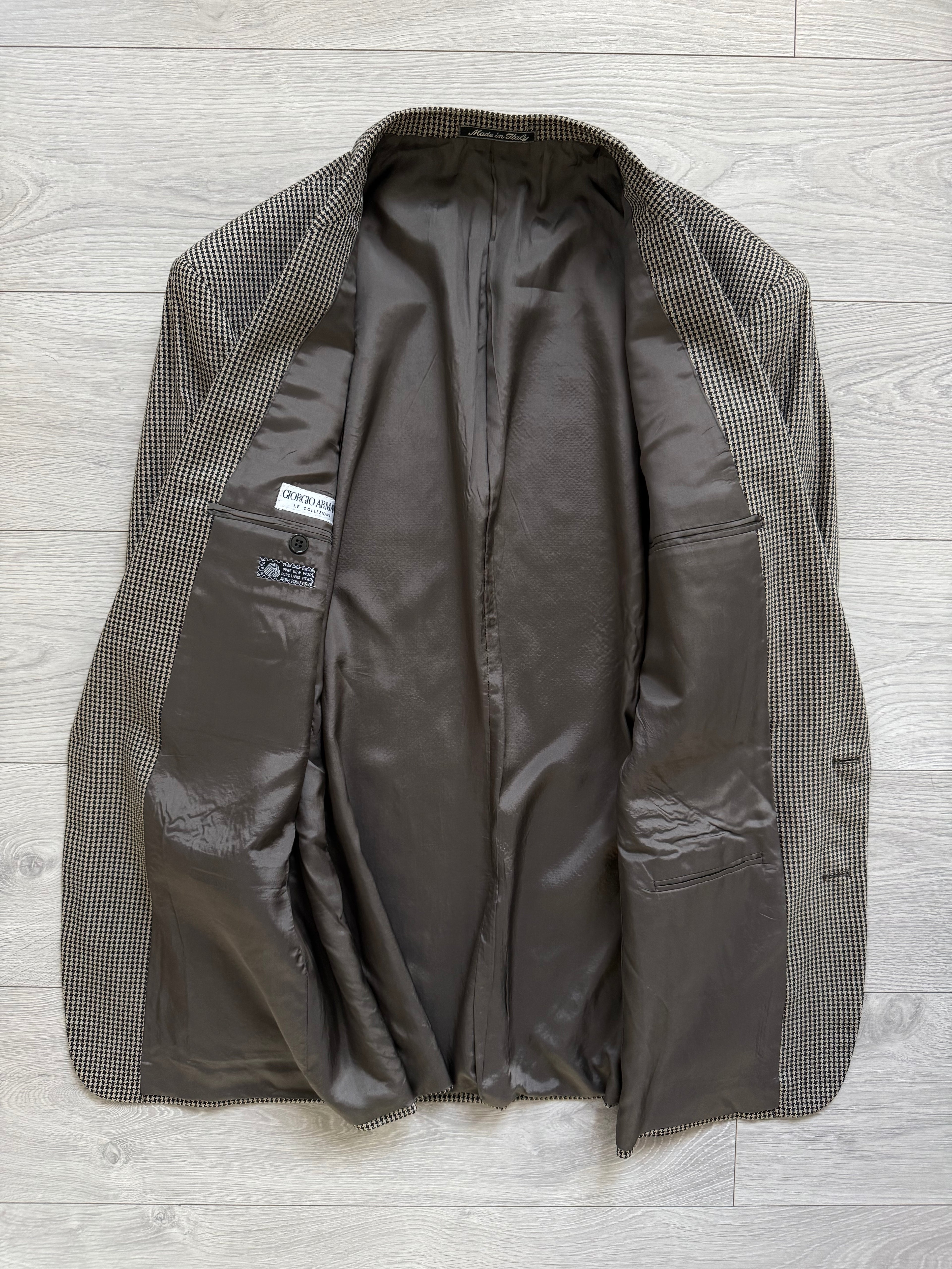 Giorgio Armani 1980s 2B Textured Wool Sport Jacket Blazer - Size XL