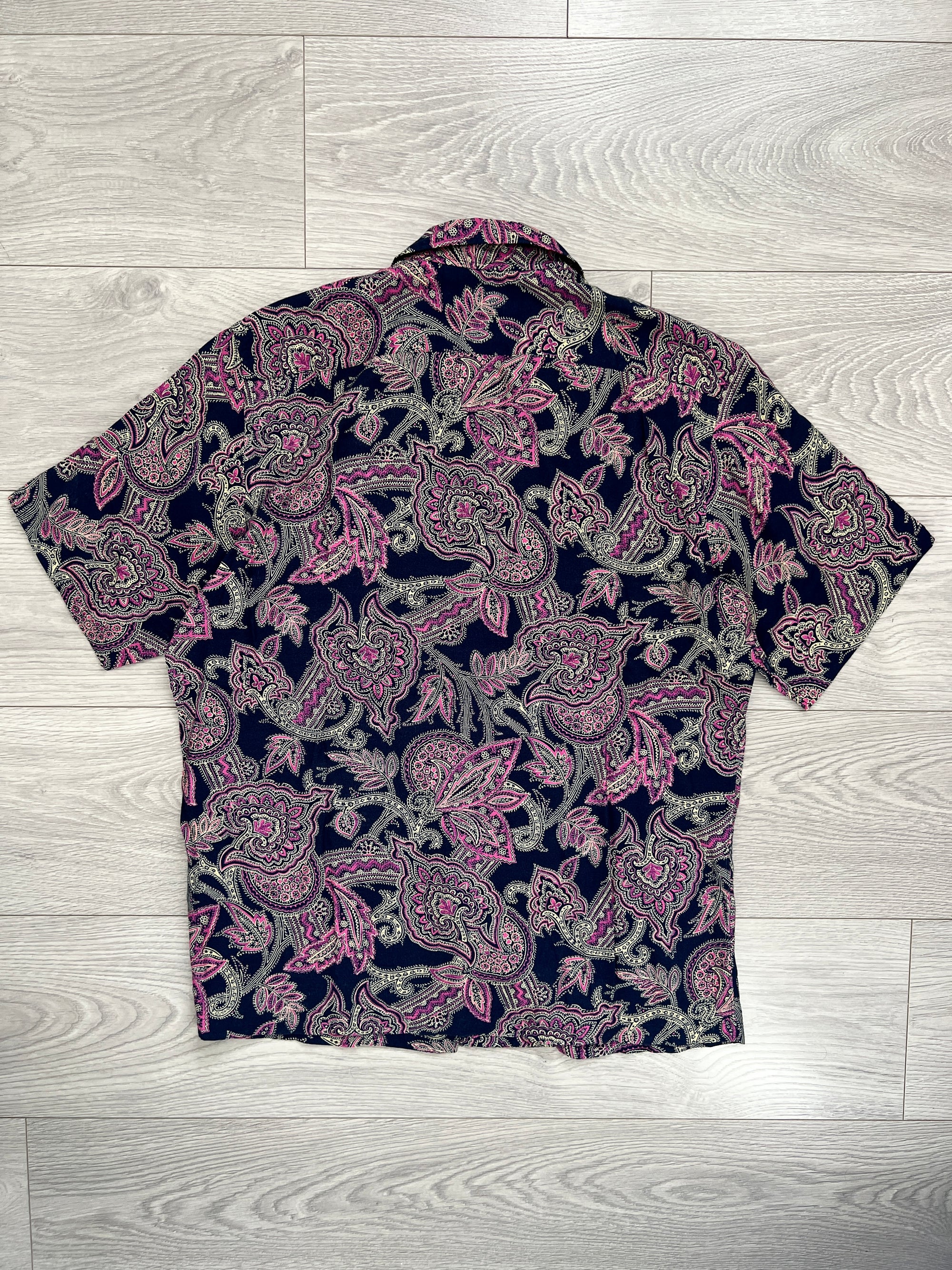 Comme Des Garcons Homme 2003 Paisley Shirt - Size M