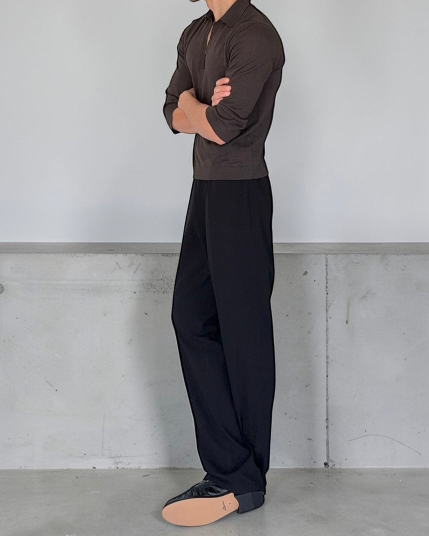 Hermes by Martin Margiela Cashmere Silk Knit Polo - Size S Mens / XL Womens