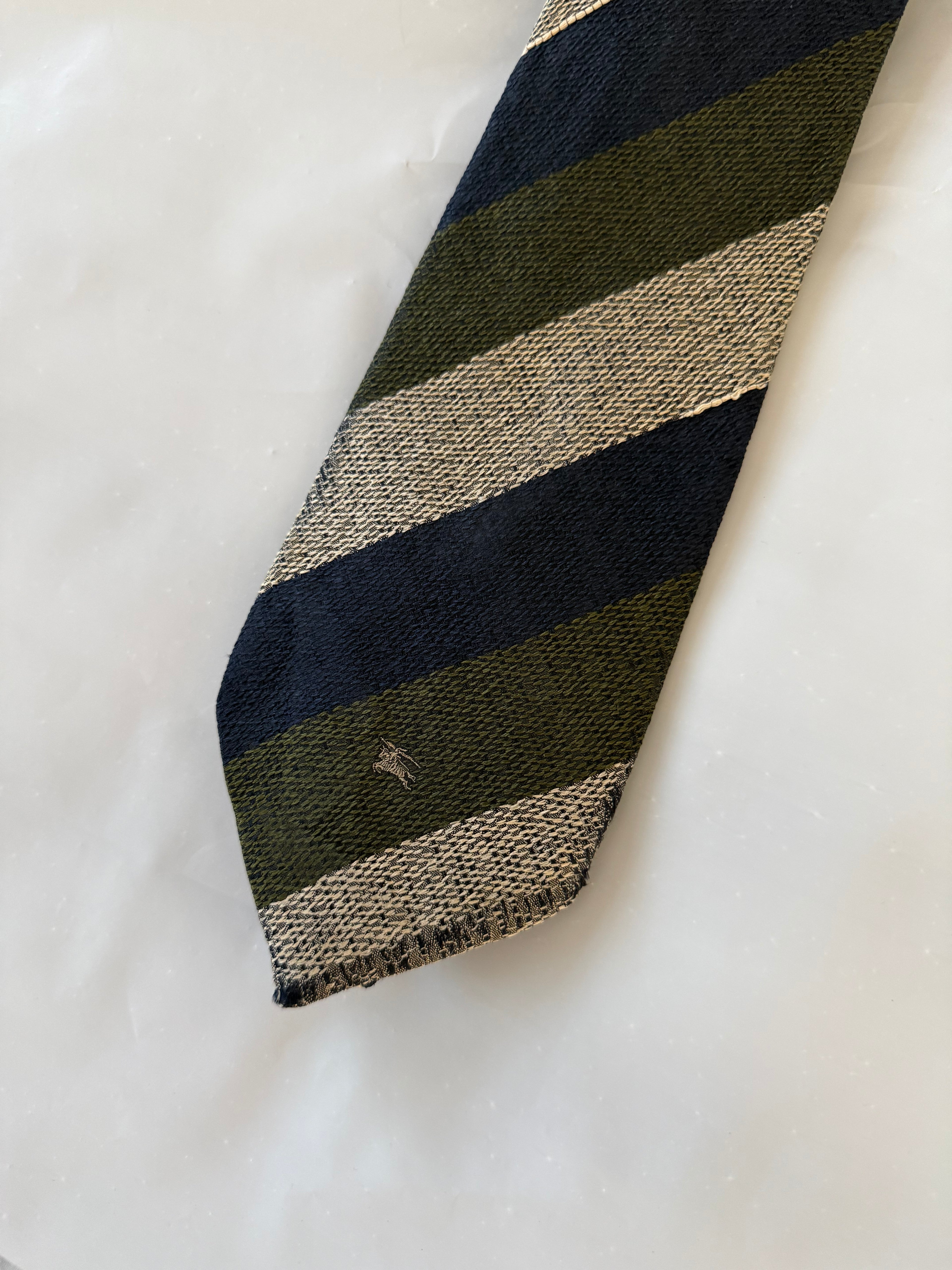 Burberry 1990s Silk Tie