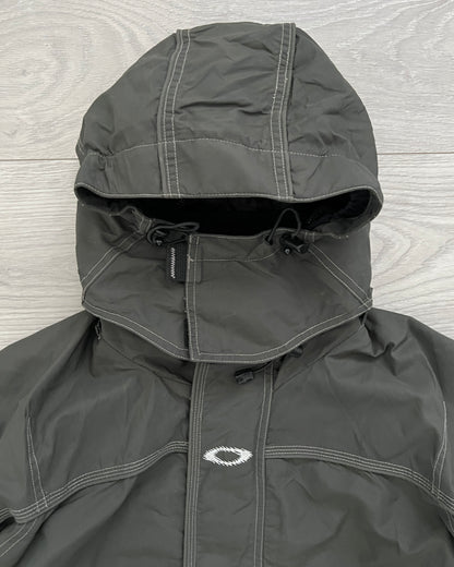 Oakley Software 00s Contrast Stitch Darted Technical Waterproof Jacket - Size M