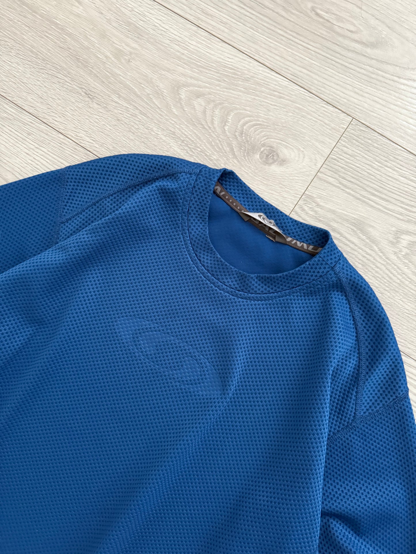 Salomon 00s Moto Mesh Blue Technical Long Sleeve - Size L