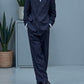 Yves Saint Laurent 1990s Double-Breasted Striped Wool Suit - Size L / 34" Waist