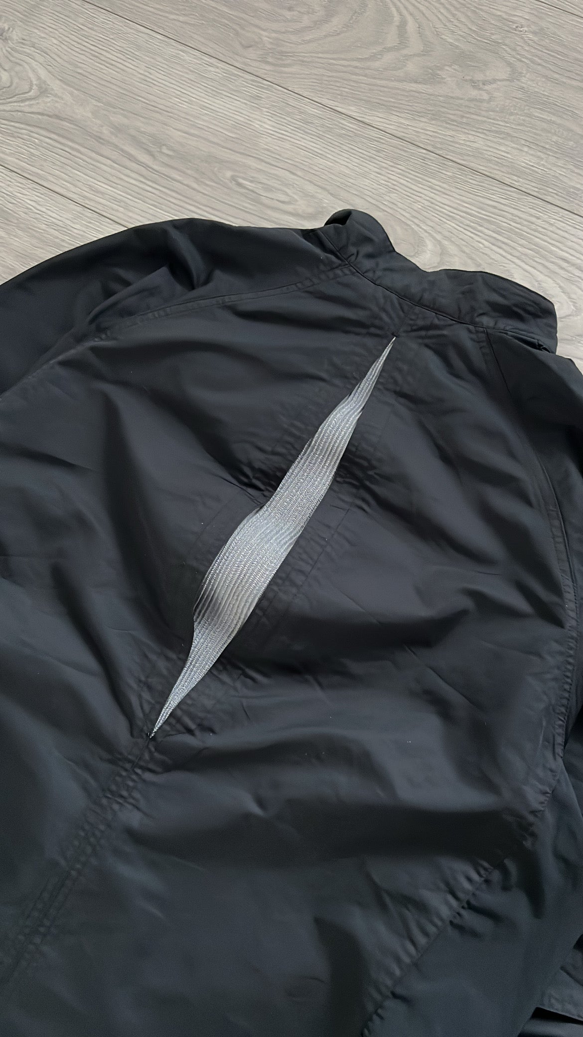 Nike 00s T90 Asymmetrical Stretch Panelled Pullover - Size