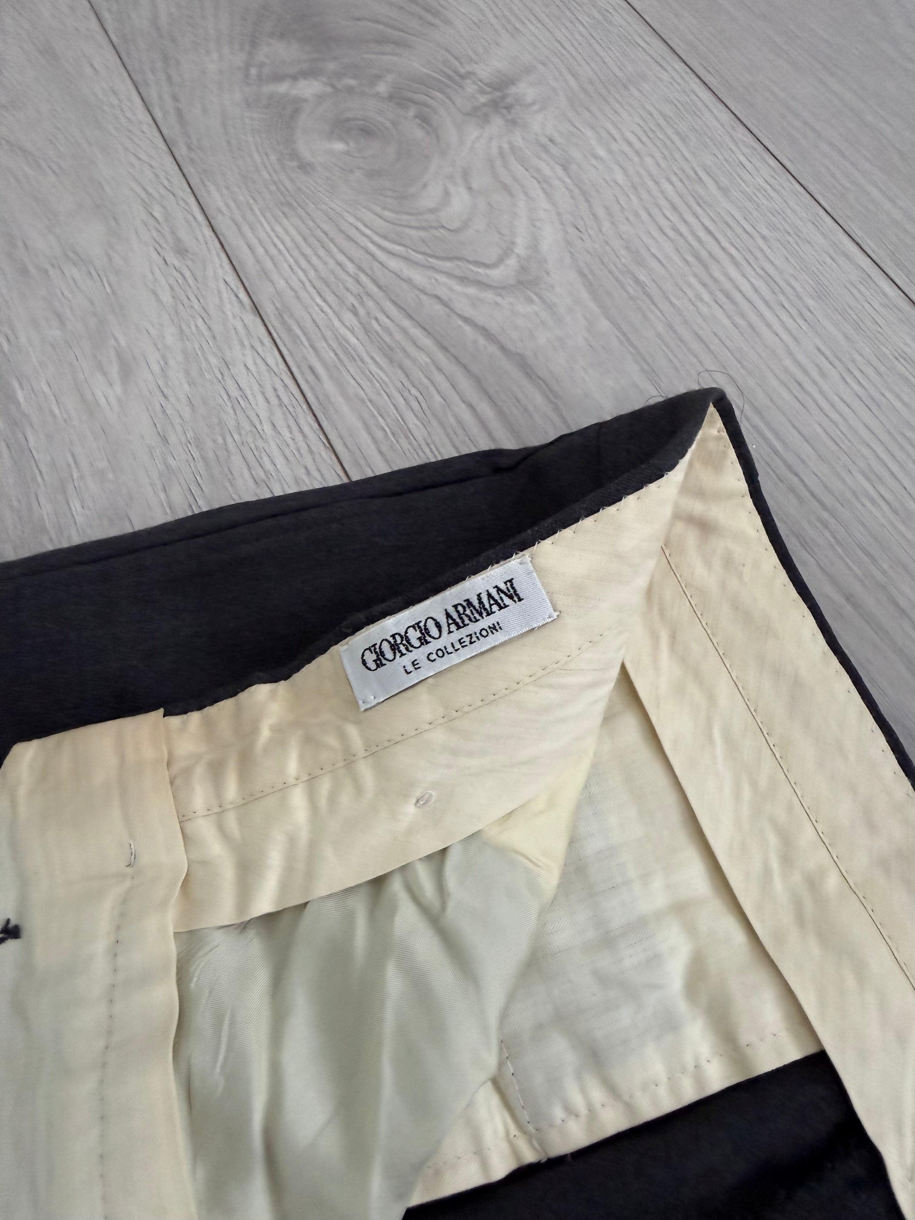 Giorgio Armani 1980s Pleated Wool Pants - Size 32 – NDWC0 Shop