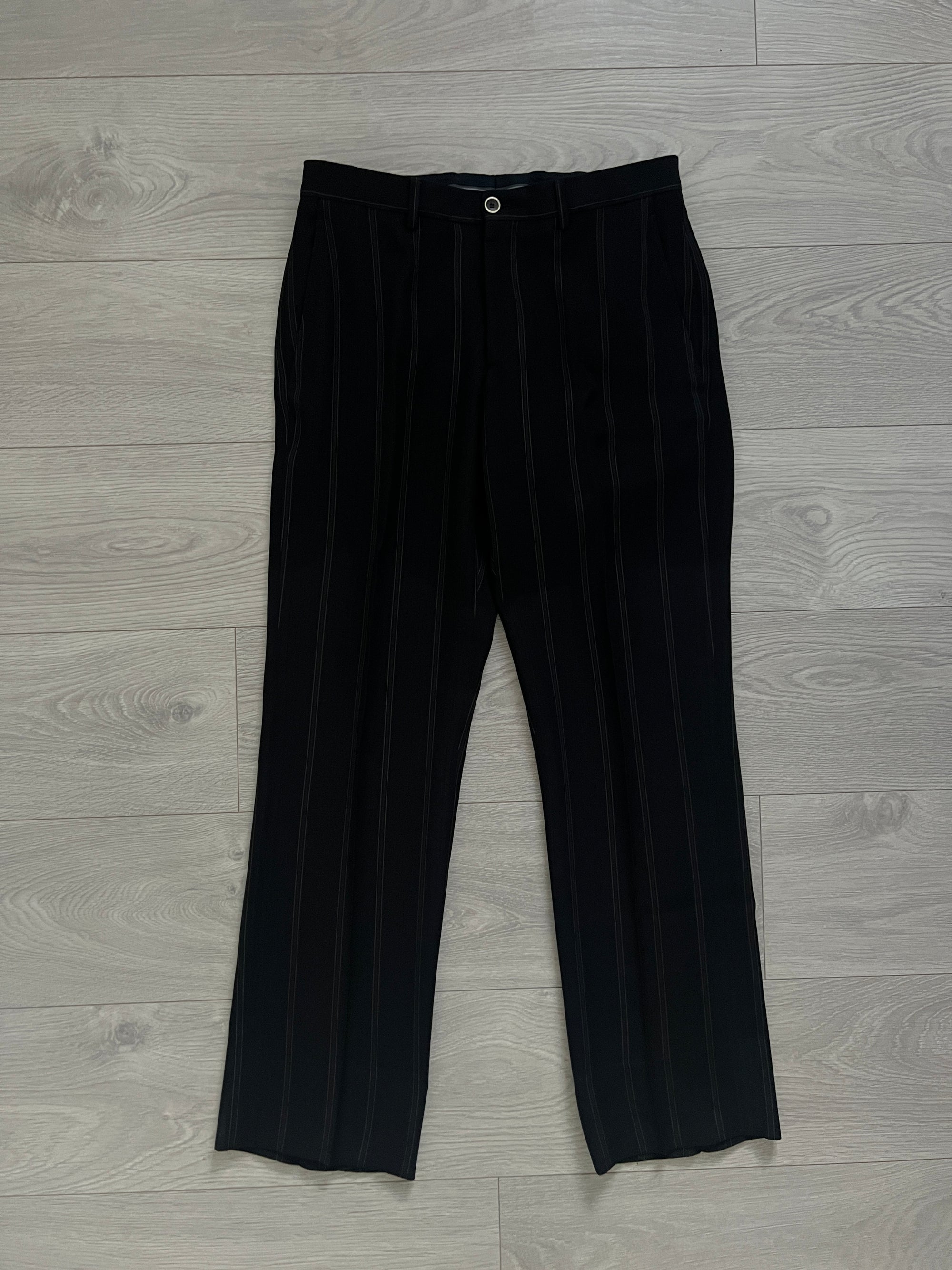 Giorgio Armani 1990s Striped Relaxed Suit - Size S Jacket / 32" Waist