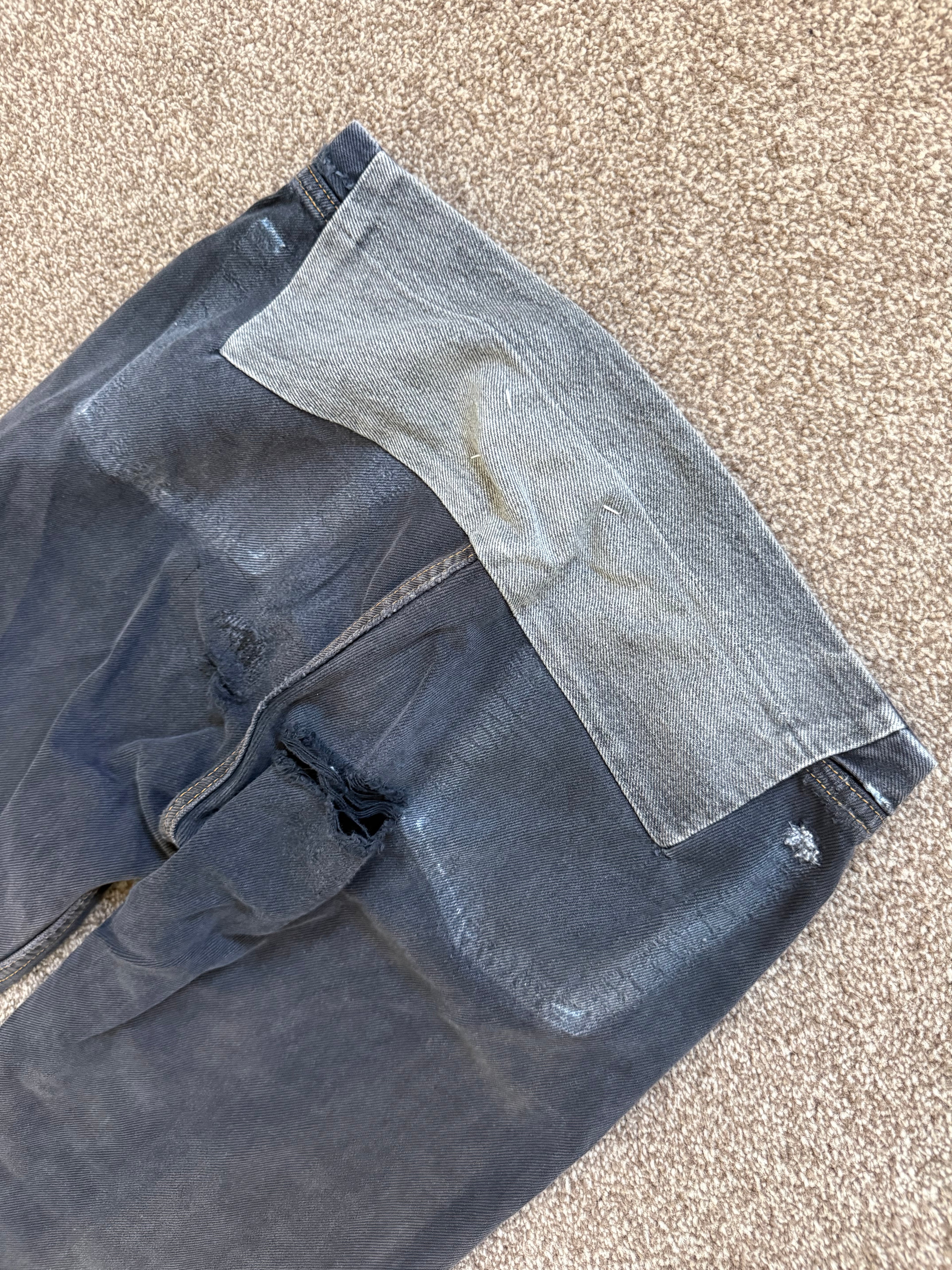 Maison Martin Margiela Artisanal Line (0) SS1999 Re-Worked Panelled Denim Jeans - Size 27" Waist