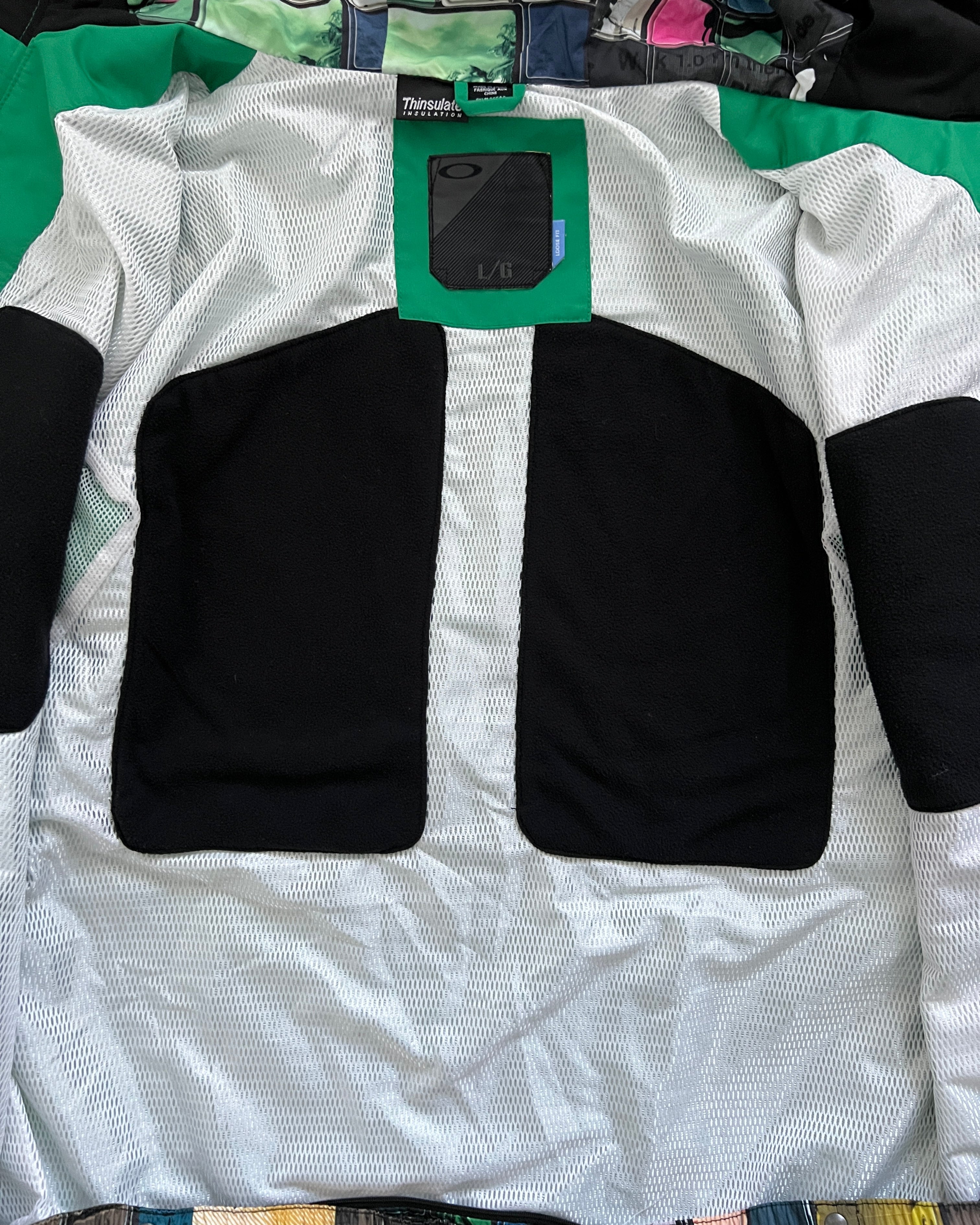 Oakley FW2011 Thinsulate Fleece Mapped Dual Magnet Vent Jacket - Size L
