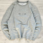 Salomon Early 00s Graphic Grey Crewneck Sweater - Size M