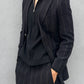 Giorgio Armani 1990s Striped Relaxed Suit - Size S Jacket / 32" Waist