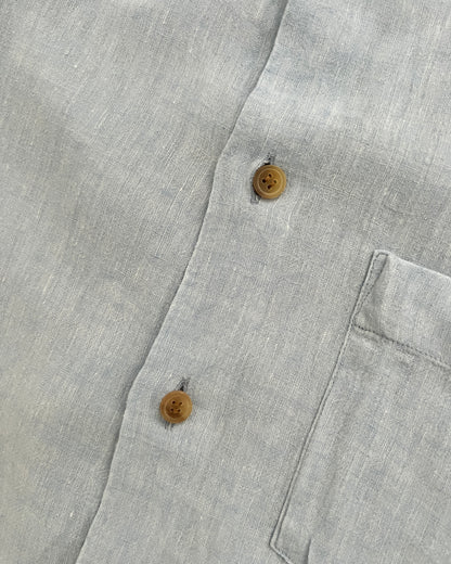 Issey Miyake SS2007 Sky Blue Linen Shirt - Size M