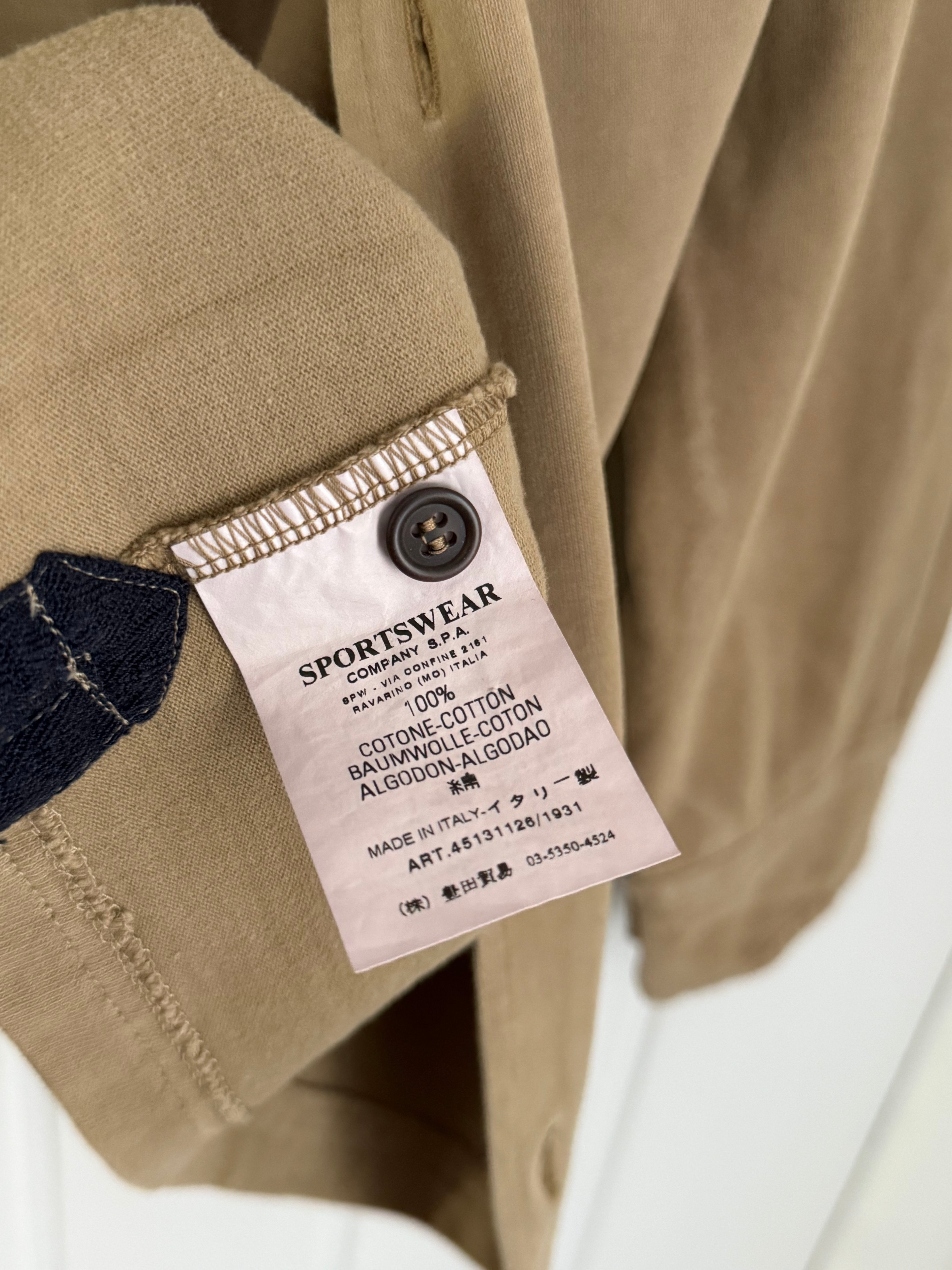 C.P. Company AW2006 Moleskin Cotton Military Shirt - Size S