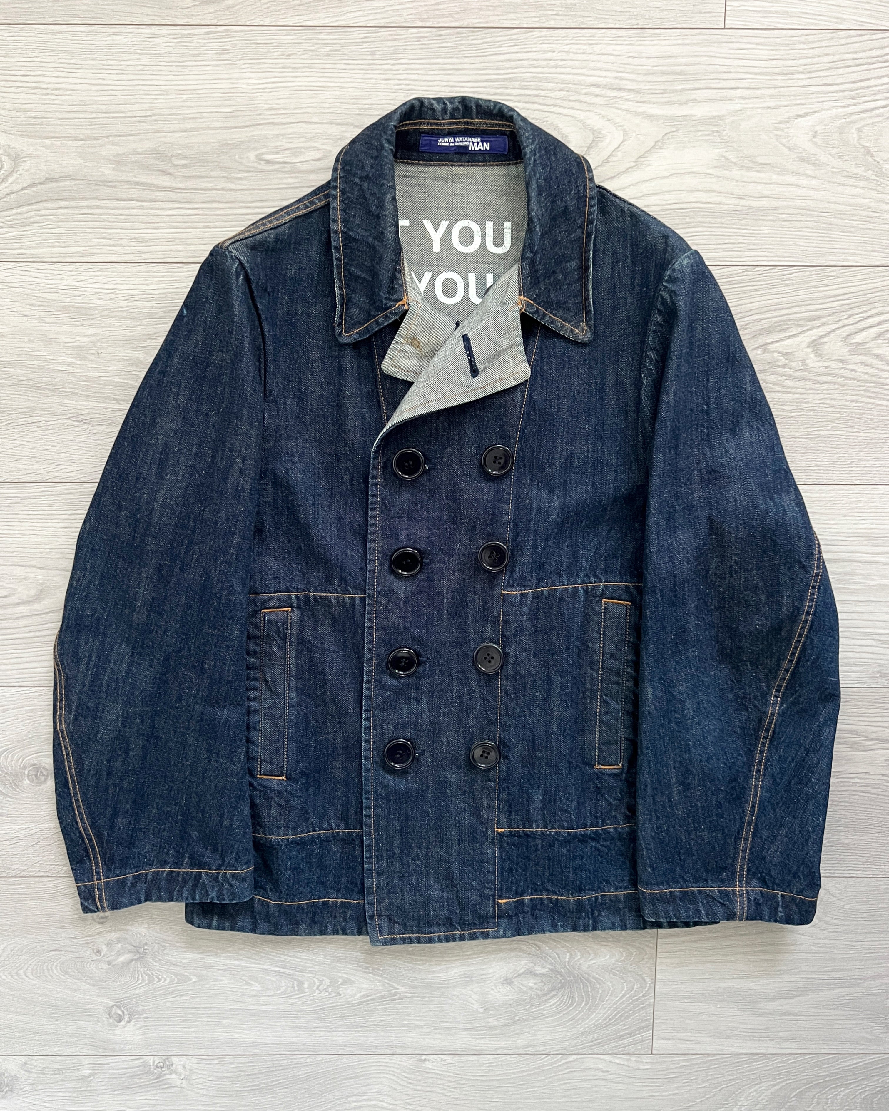 Junya Watanabe SS2002 Poem Denim Jacket - Size M – NDWC0 Shop