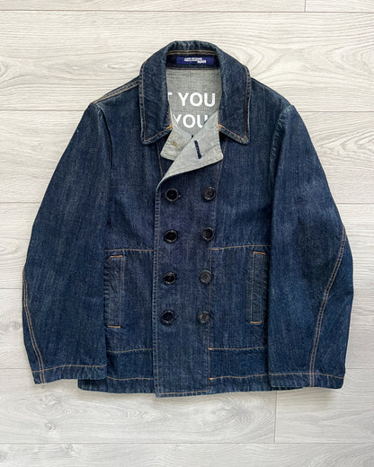 Junya Watanabe SS2002 Poem Denim Jacket - Size M