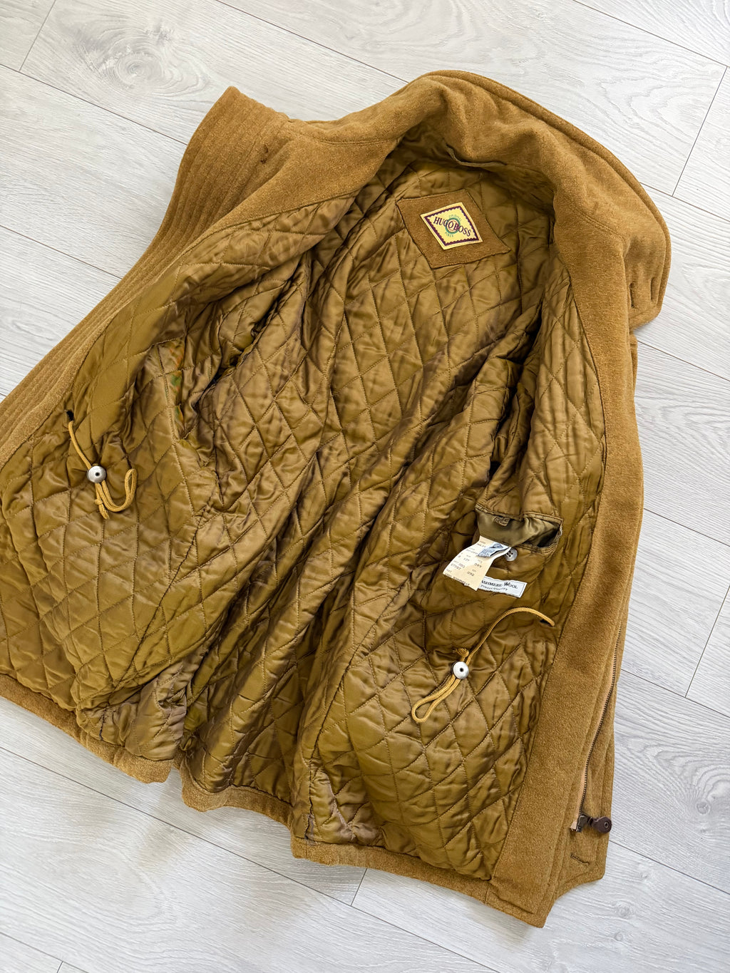 Hugo Boss 1980s Wool Cashmere Sport Coat - Size XXL