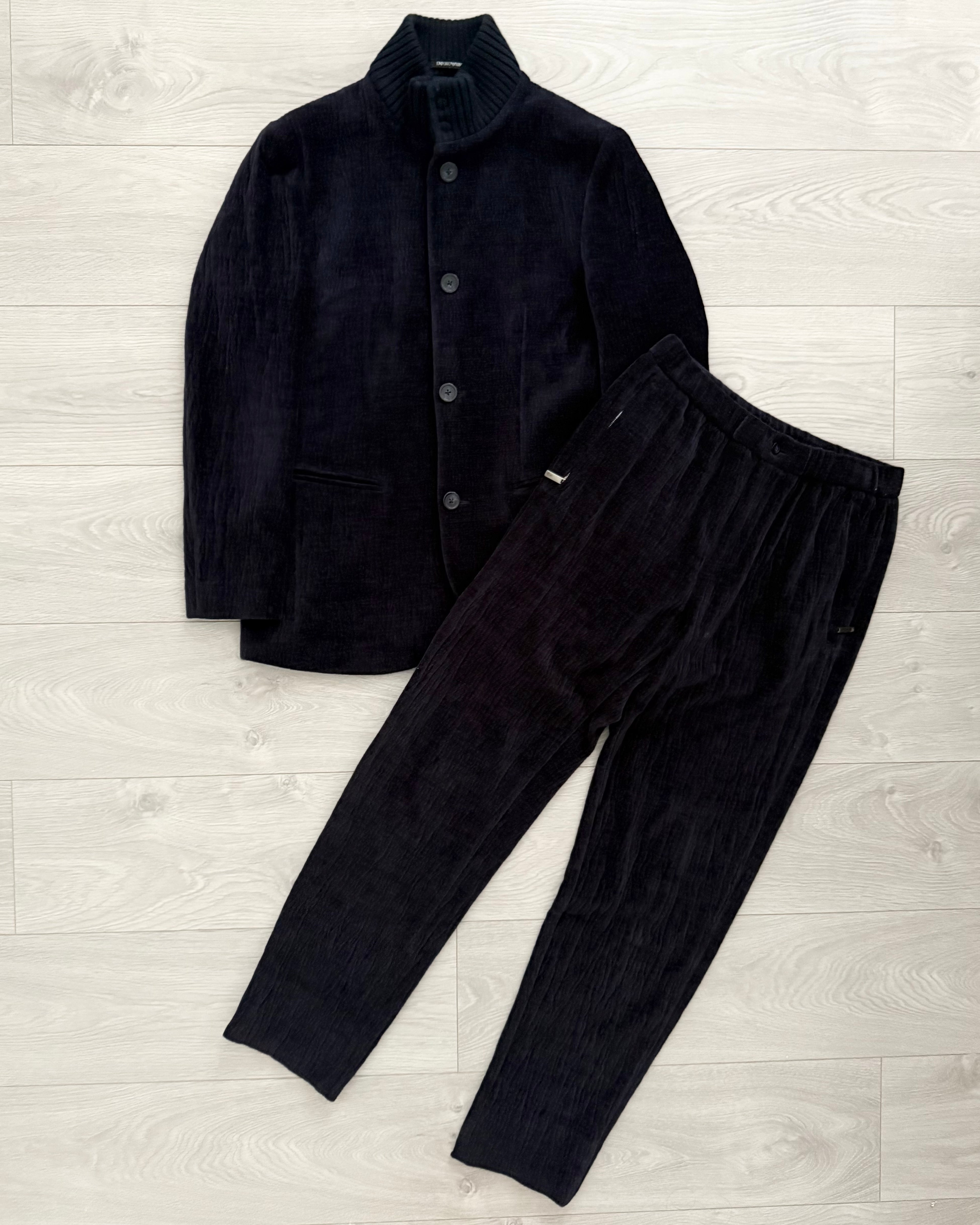 Emporio Armani FW2021 Cotton Jacket & Trousers Set - Size S Jacket / S Trousers