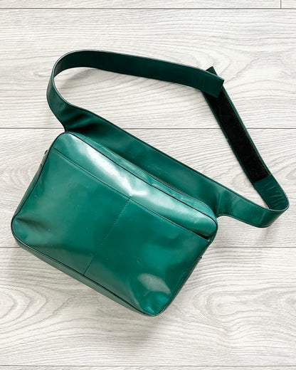 Prada Mainline SS1999 Forest Green Leather Waist Bag