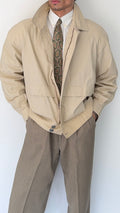 Valentino 1980s Zip Front Harrington Bomber Jacket - Size S