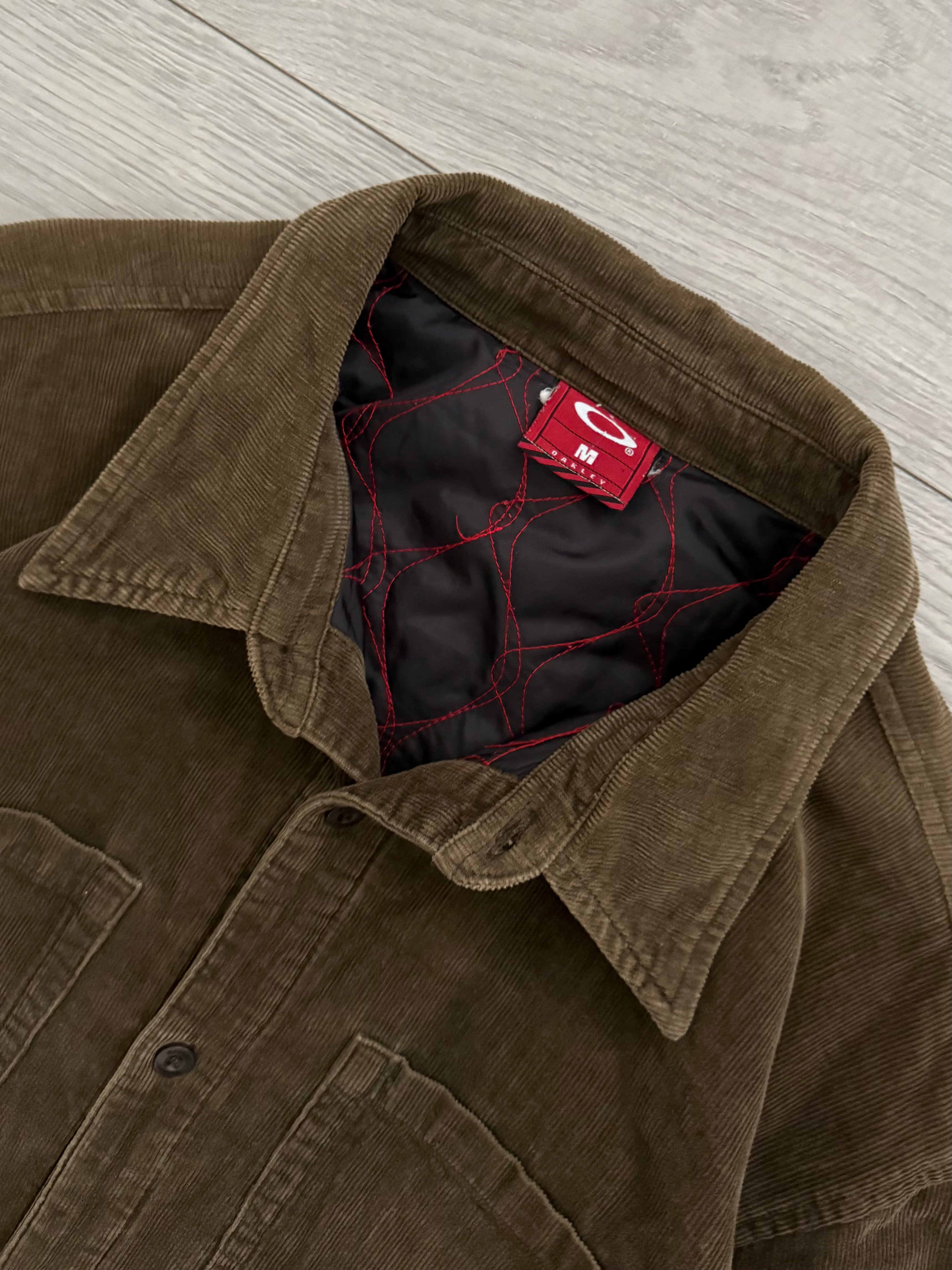 Oakley FW2004 Motion Logo Insulated Corduroy Shirt - Size M