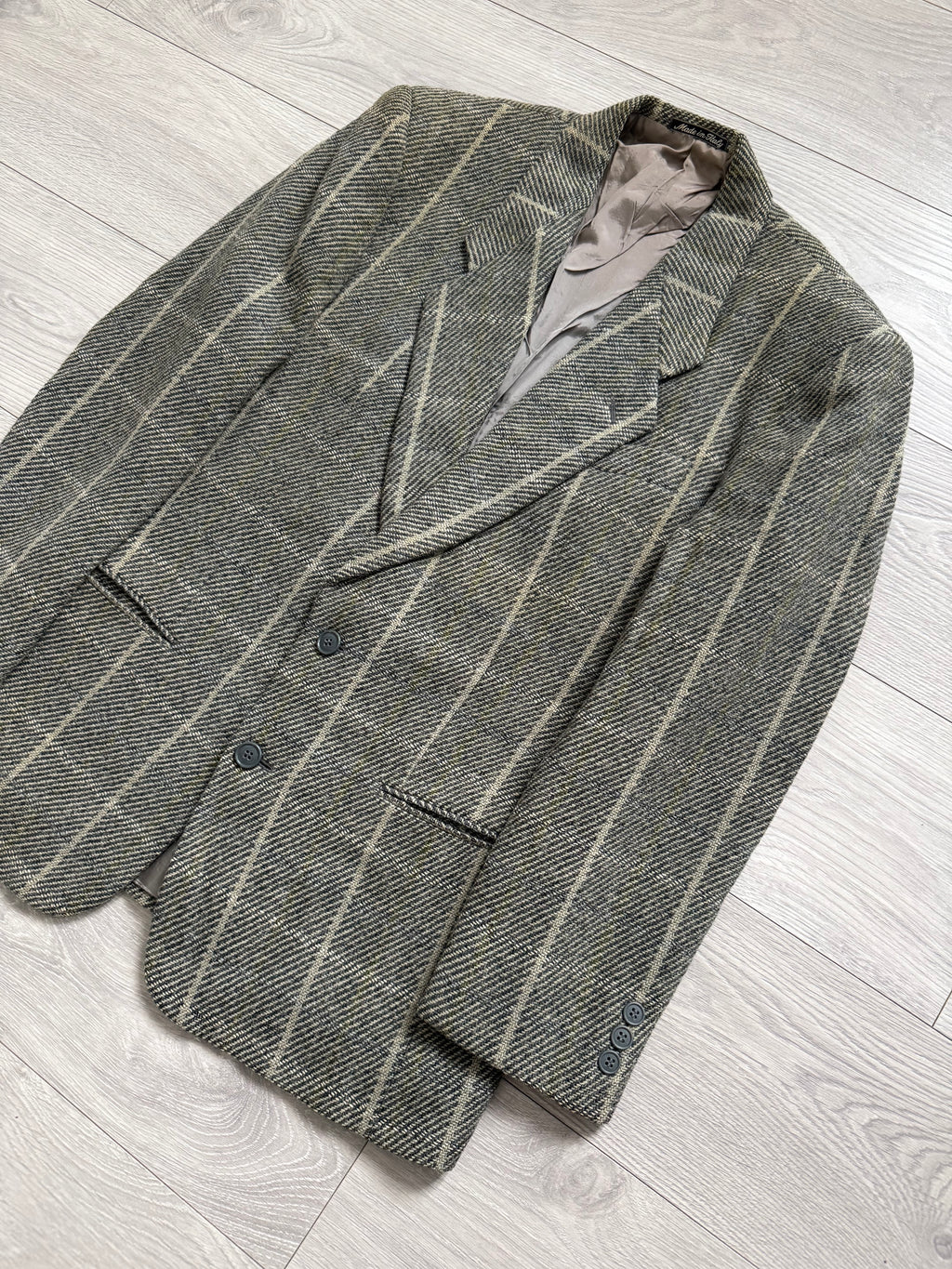 Giorgio Armani Mainline 1980s 2B Wool Sport Jacket Blazer - Size L