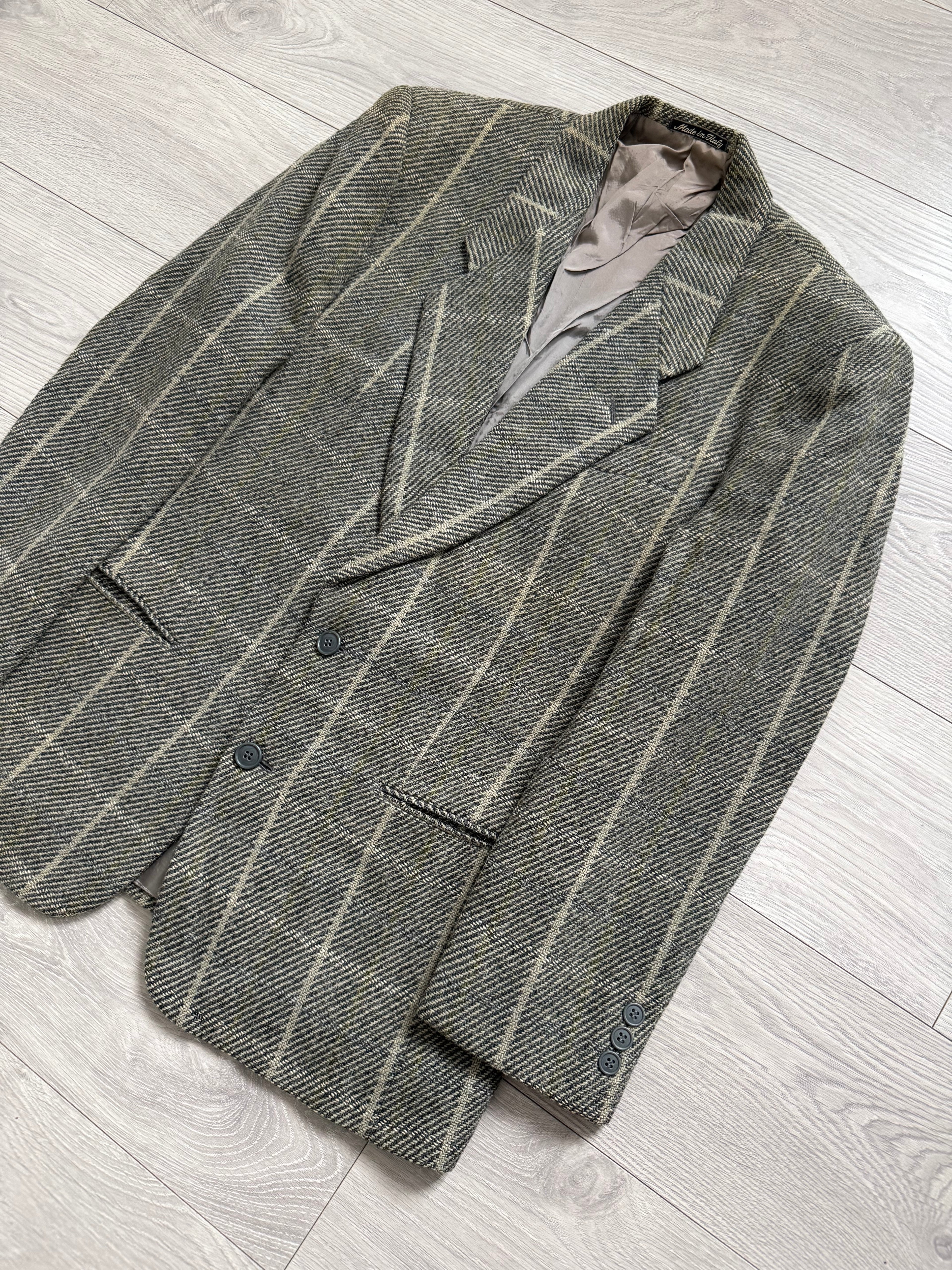 Giorgio Armani Mainline 1980s 2B Wool Sport Jacket Blazer - Size L