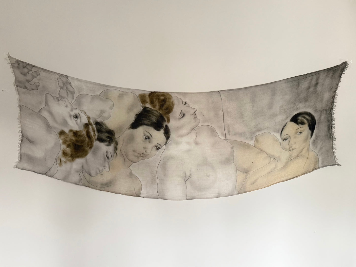 Jil Sander by Raf Simons 00s Vintage Linen Scarf