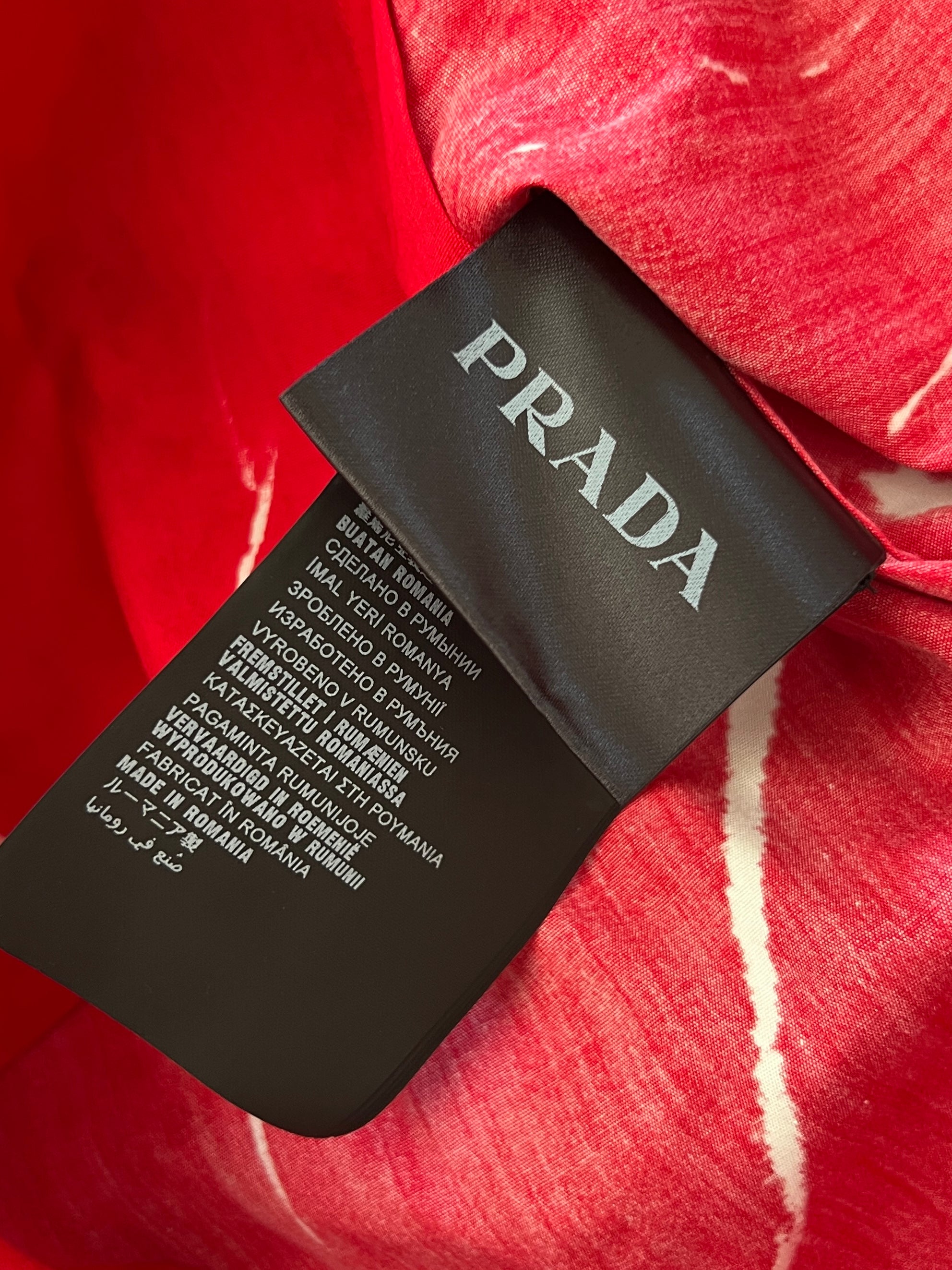 Prada SS2015 Stencil Print Shirt - Size L