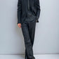 Comme Des Garcons Homme Deux 1995 Pleated Herringbone Suit - M Jacket / 30" Waist