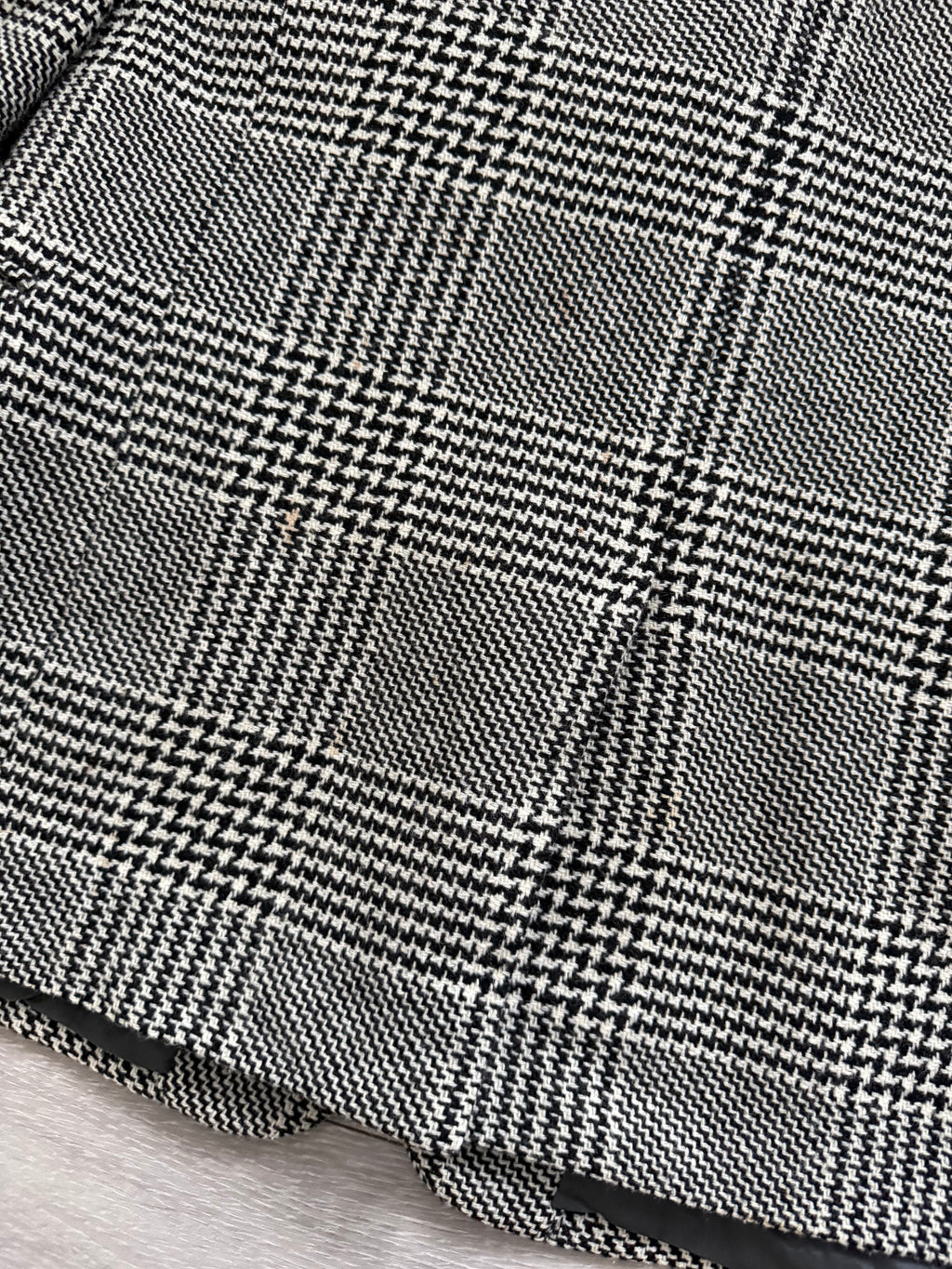 Giorgio Armani Mainline 1980s 2B Check Wool Sport Jacket Blazer  - Size M