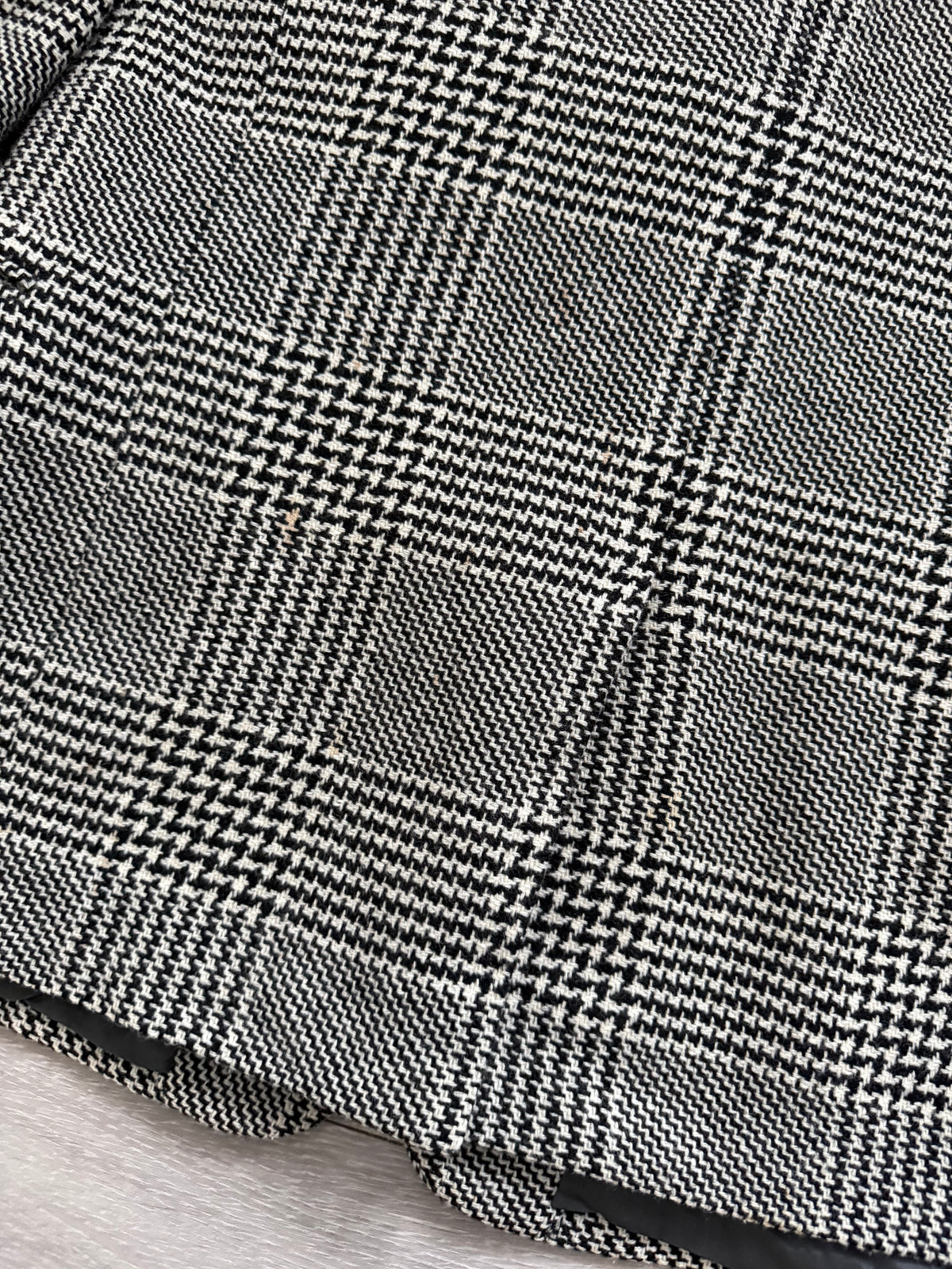 Giorgio Armani Mainline 1980s 2B Check Wool Sport Jacket Blazer  - Size M