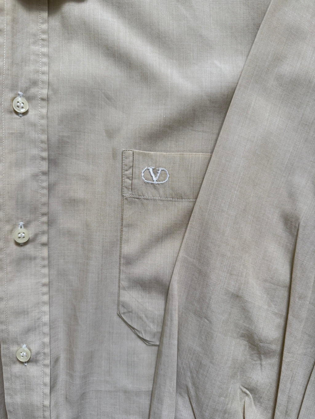 Valentino 1980s Cotton Shirt - Size S