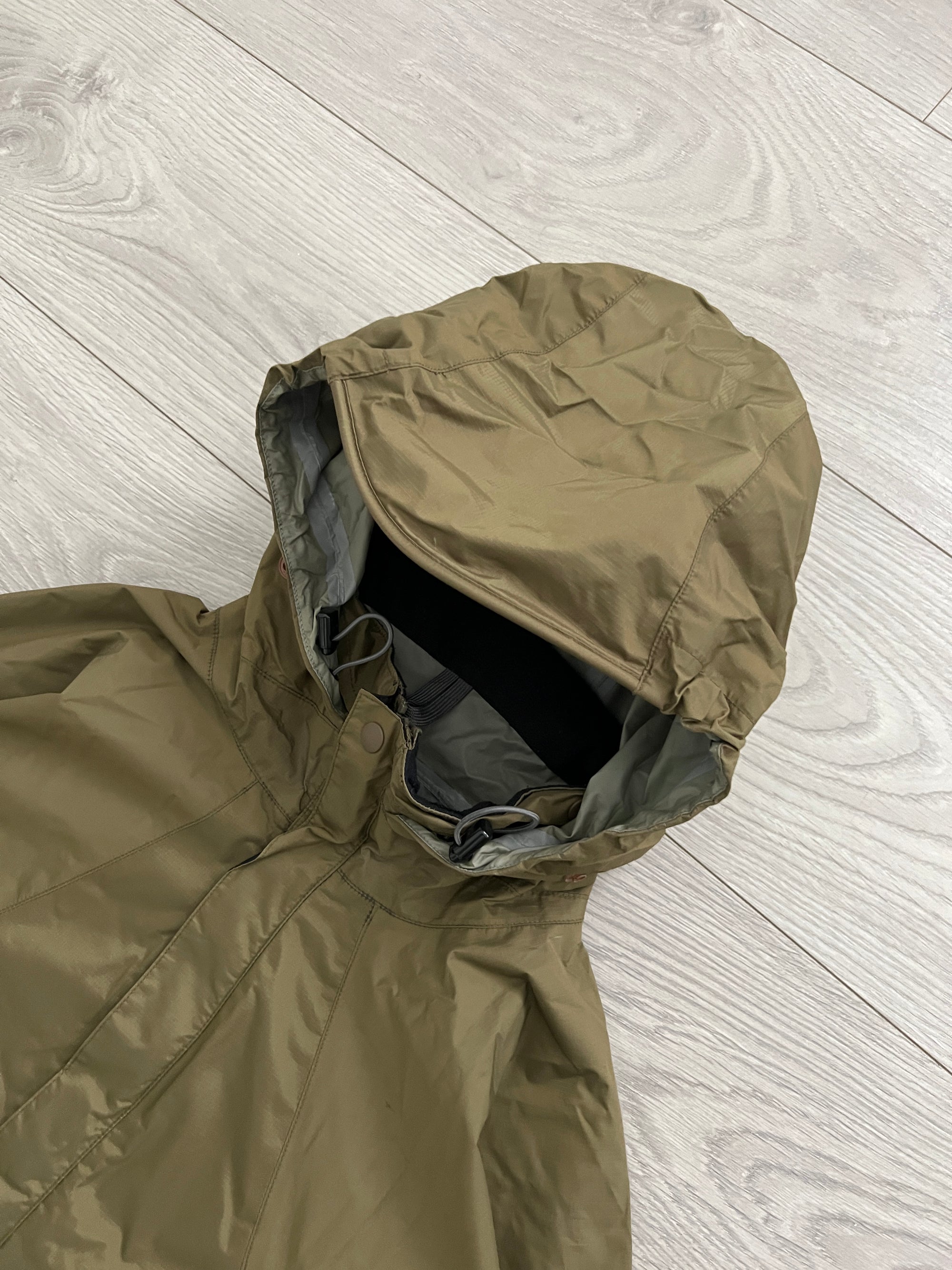 Montbell 00s Waterproof Rain Jacket Crocodile Green - Size M