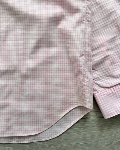 Comme Des Garcons SHIRT Pink Patchwork Shirt - Size M