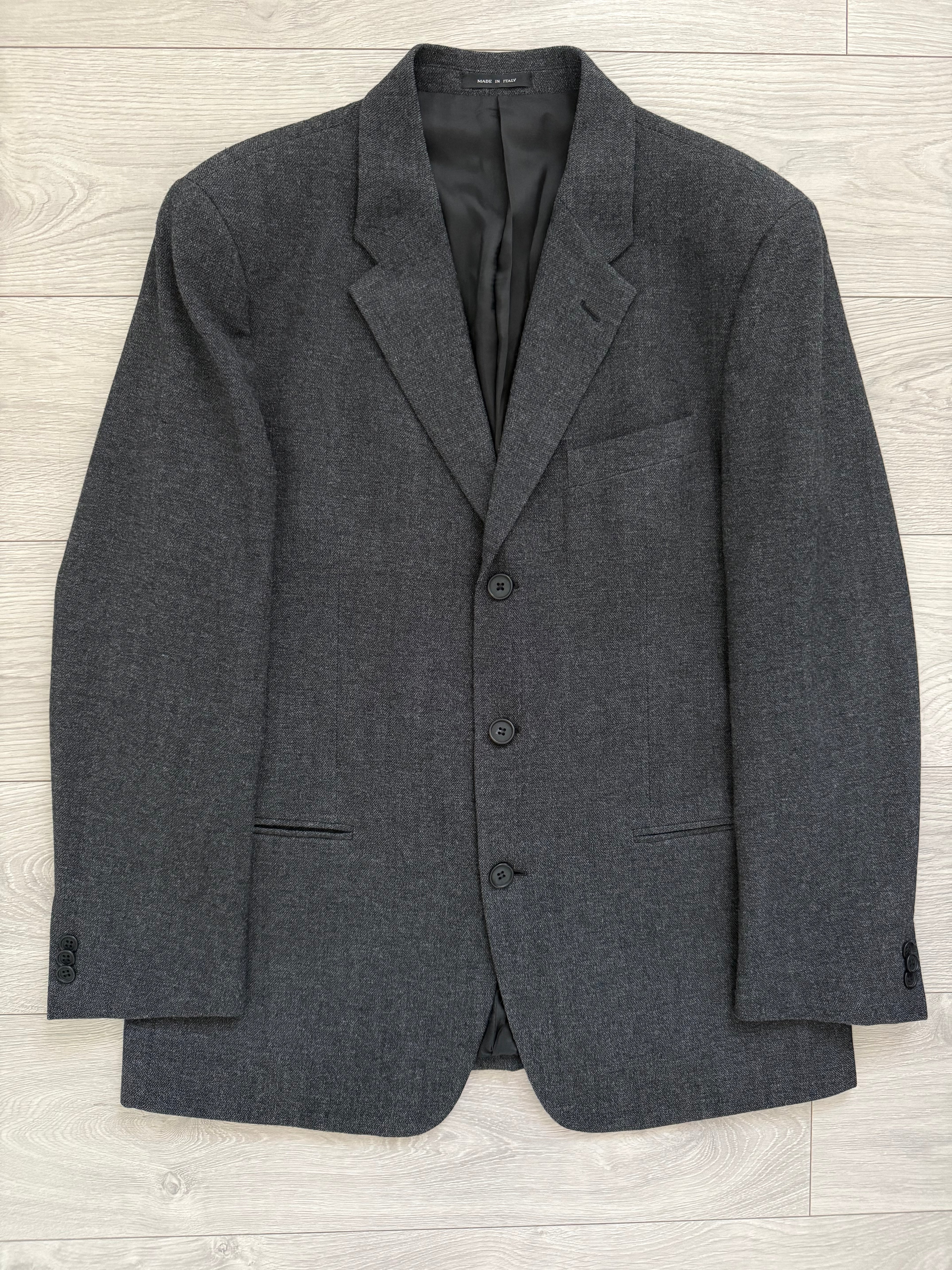 Emporio Armani 1990s 3B Grey Sports Jacket Blazer - Size XL