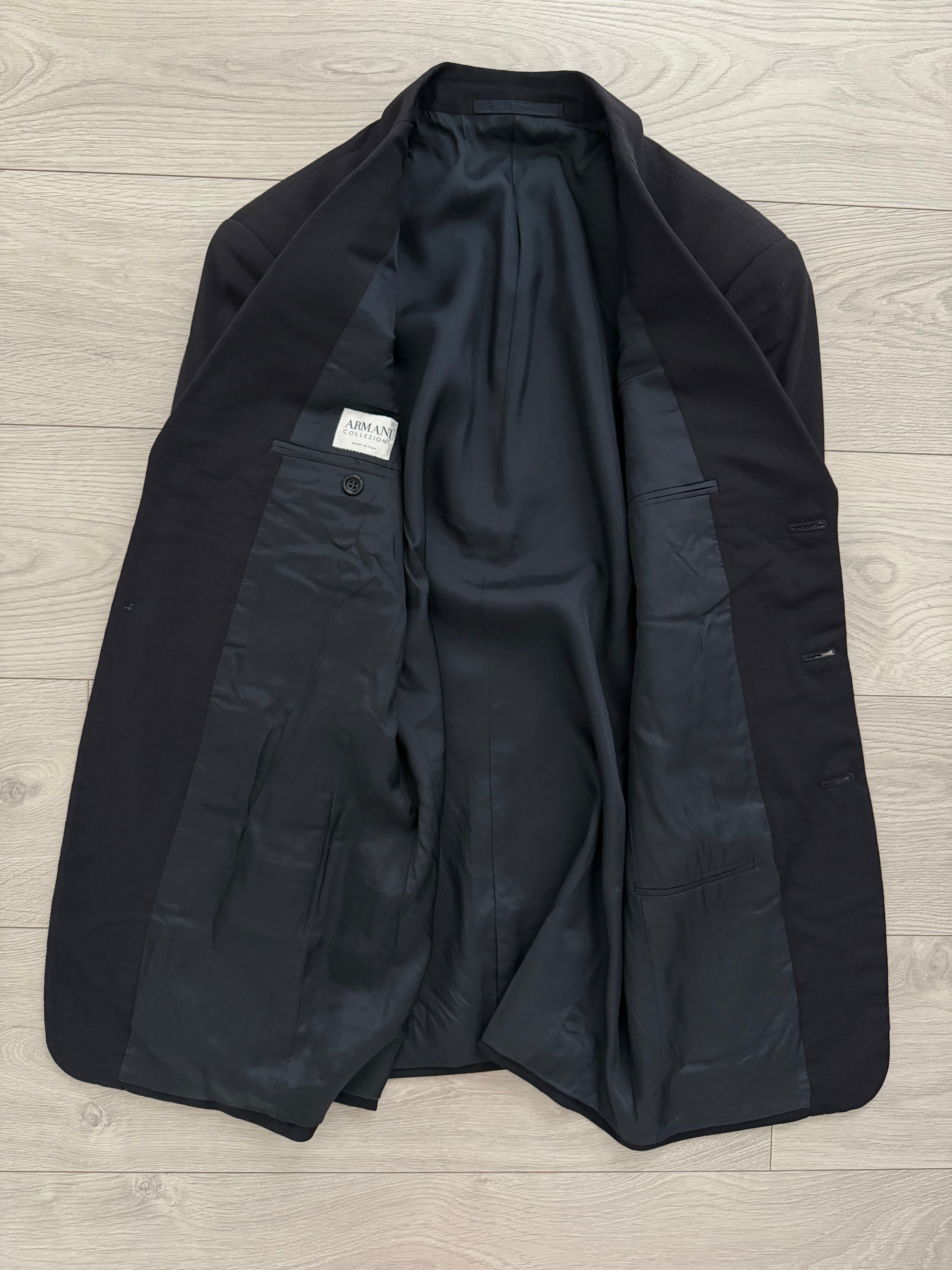 Armani 1990s 3B Pleated Wool Suit Navy - Size S Jacket / 28" Waist