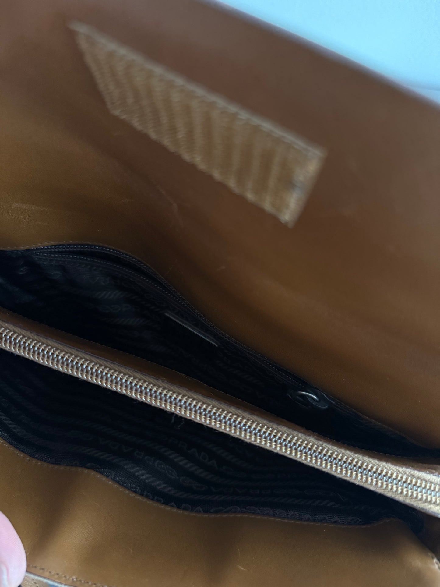 Prada 2001 Tracolla Crossbody Leather Bag