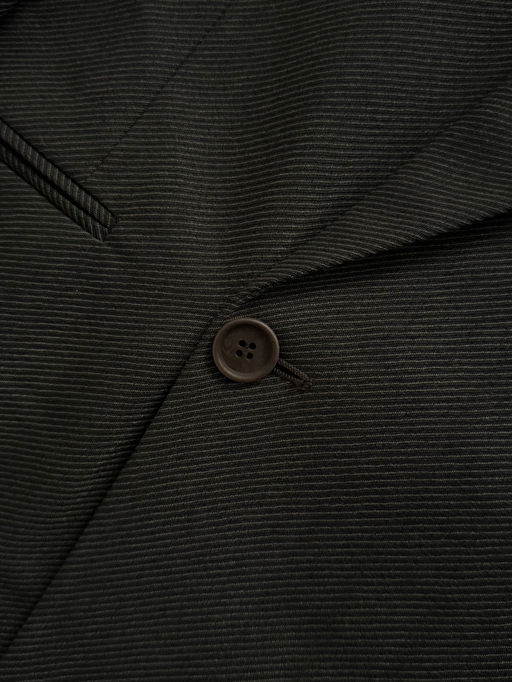 Giorgio Armani 1980s Double Breasted Pleated Wool Suit Brown New - Size L Jacket / 32" Waist