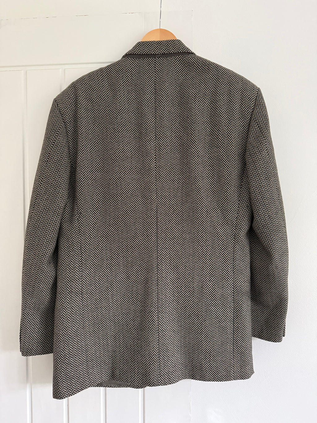 Giorgio Armani 1980s Wool Textured Sports Blazer Jacket - Size M
