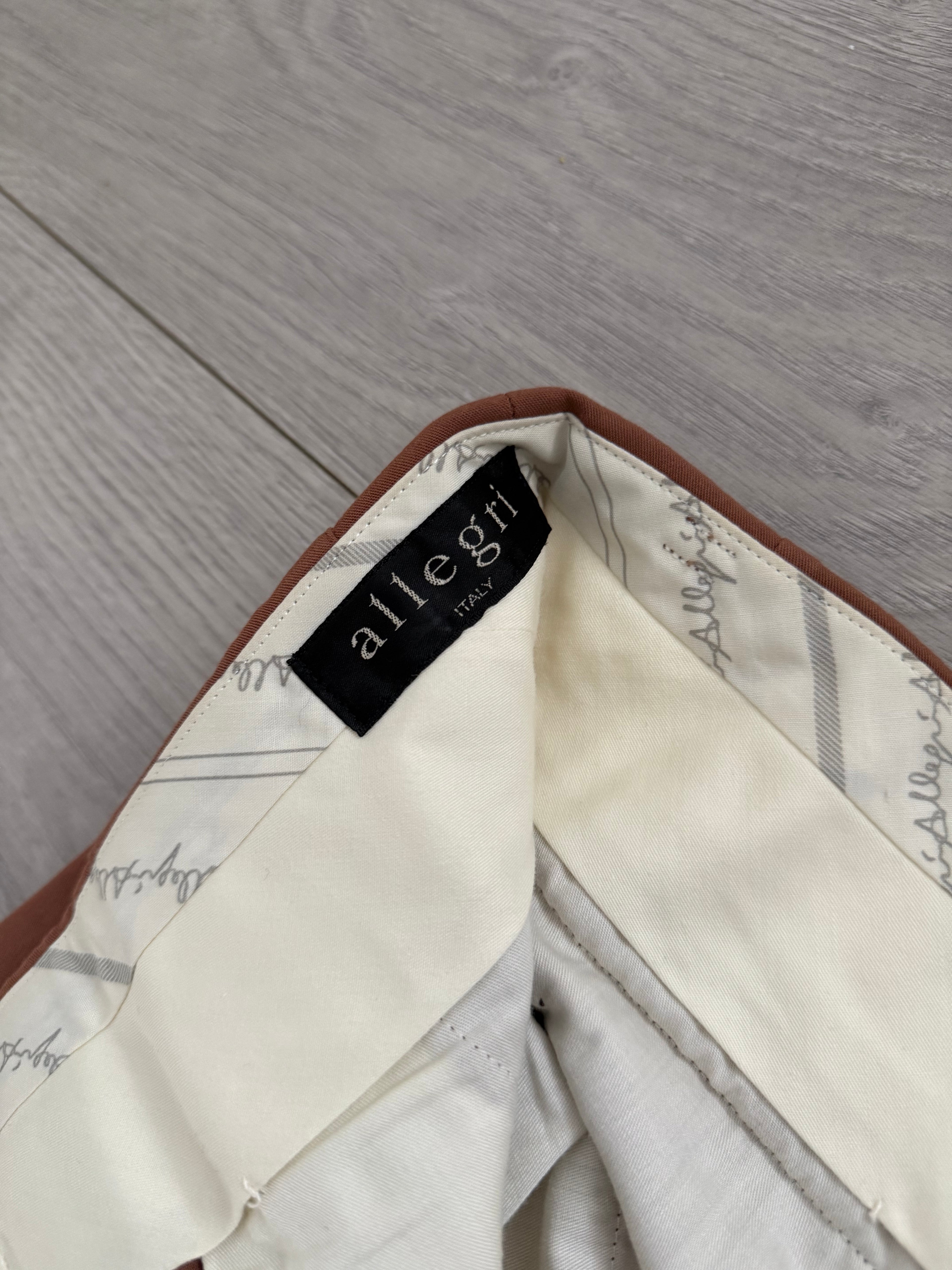 Allegri Armani 1980s Double Pleat Rayon Draped Pants - Size 31" Waist