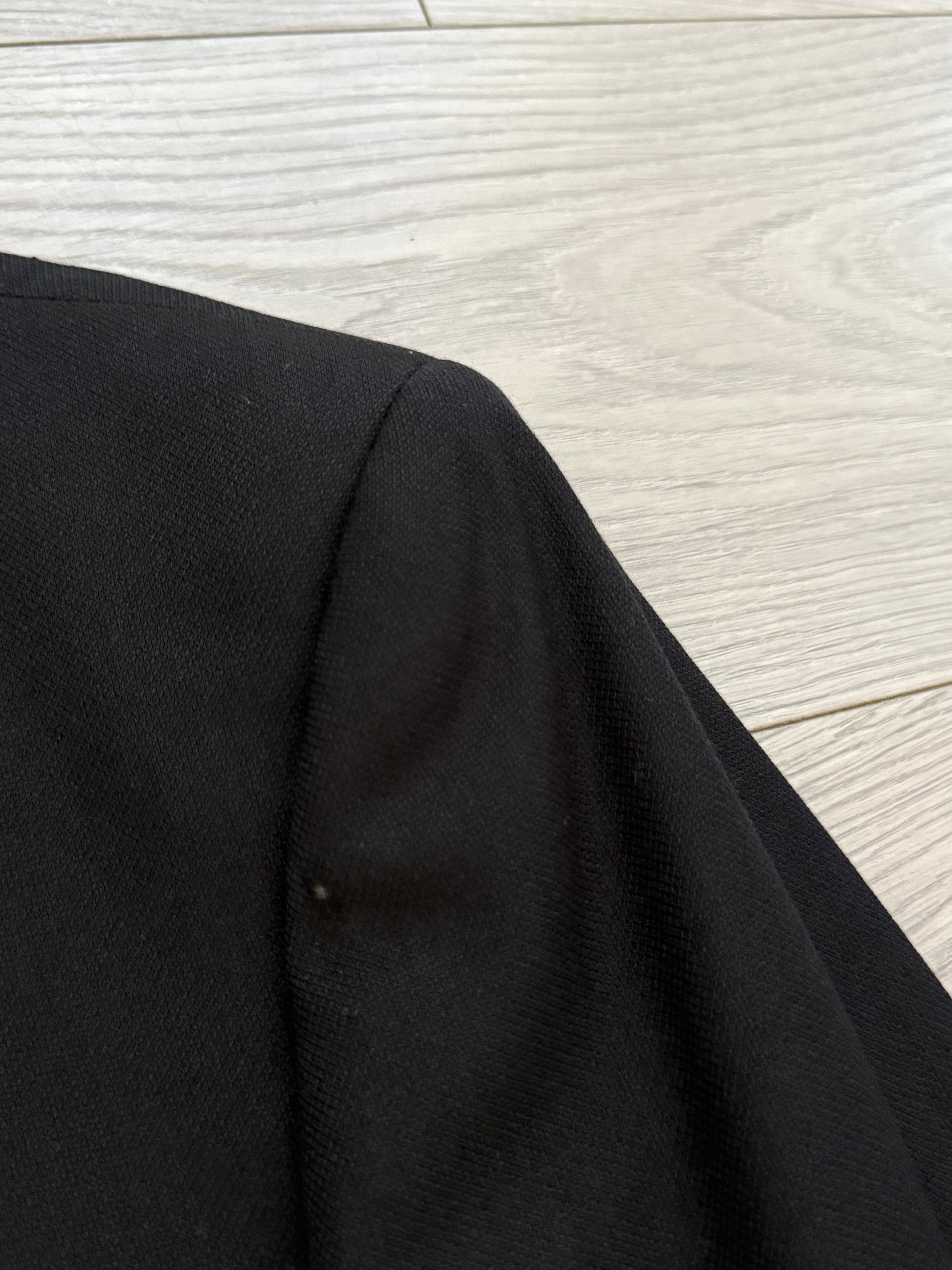 Valentino 1980s 3B Black Wool Sport Jacket Blazer  - Size XL